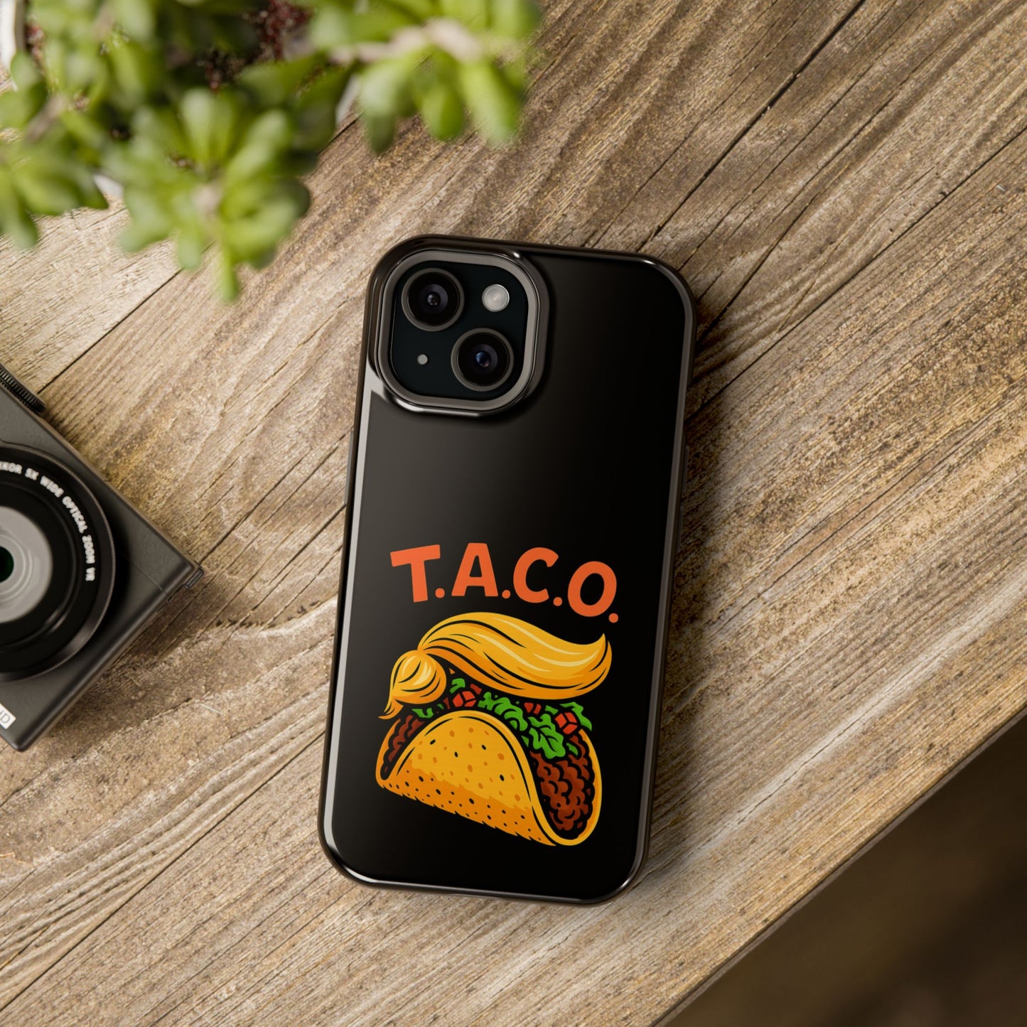 Political Satire T.A.C.O. Tough iPhone Case