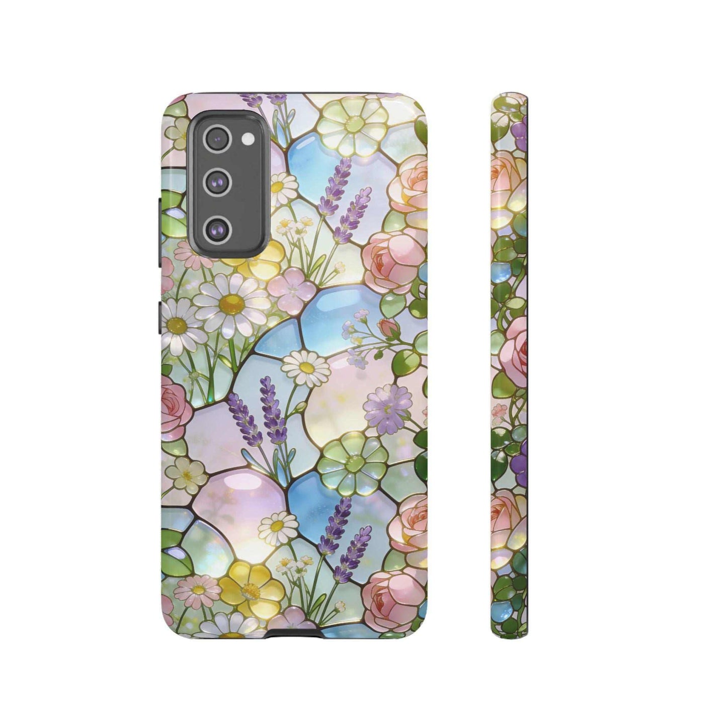 Floral Stained Glass Samsung Phone Case — Tough Cases
