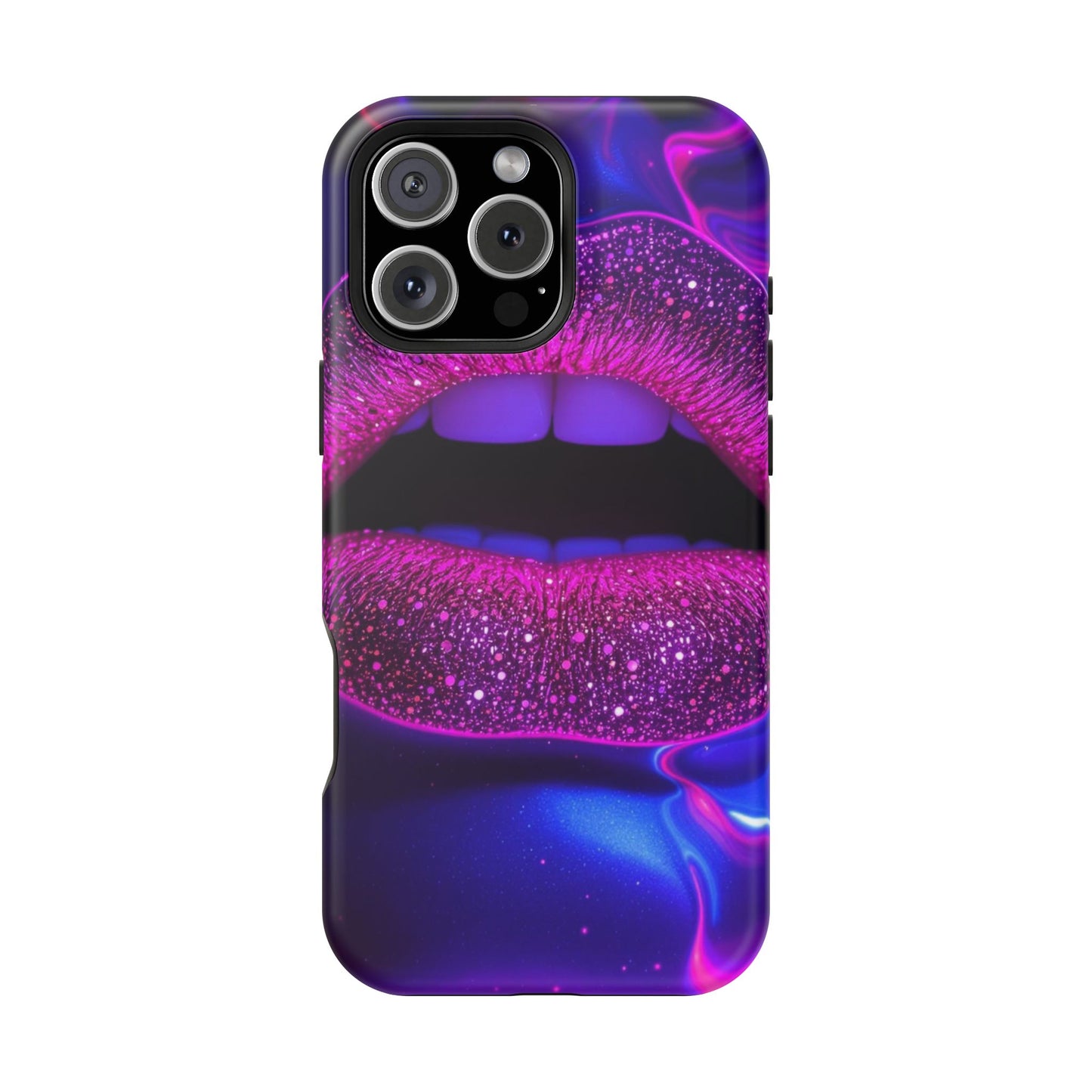 Purple Kiss Design iPhone Tough Case