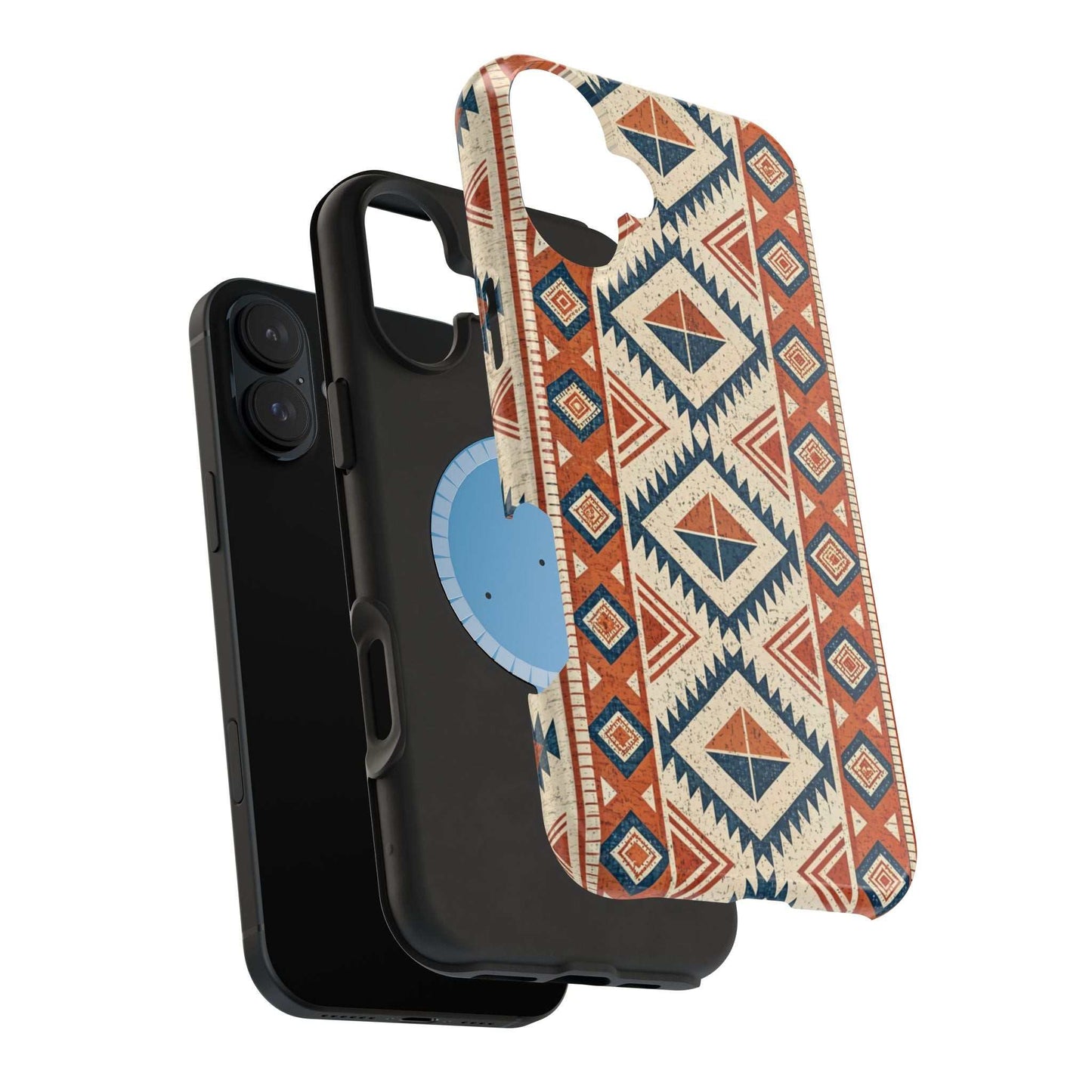 iPhone magnetic tough case with durable tribal inspired pattern design