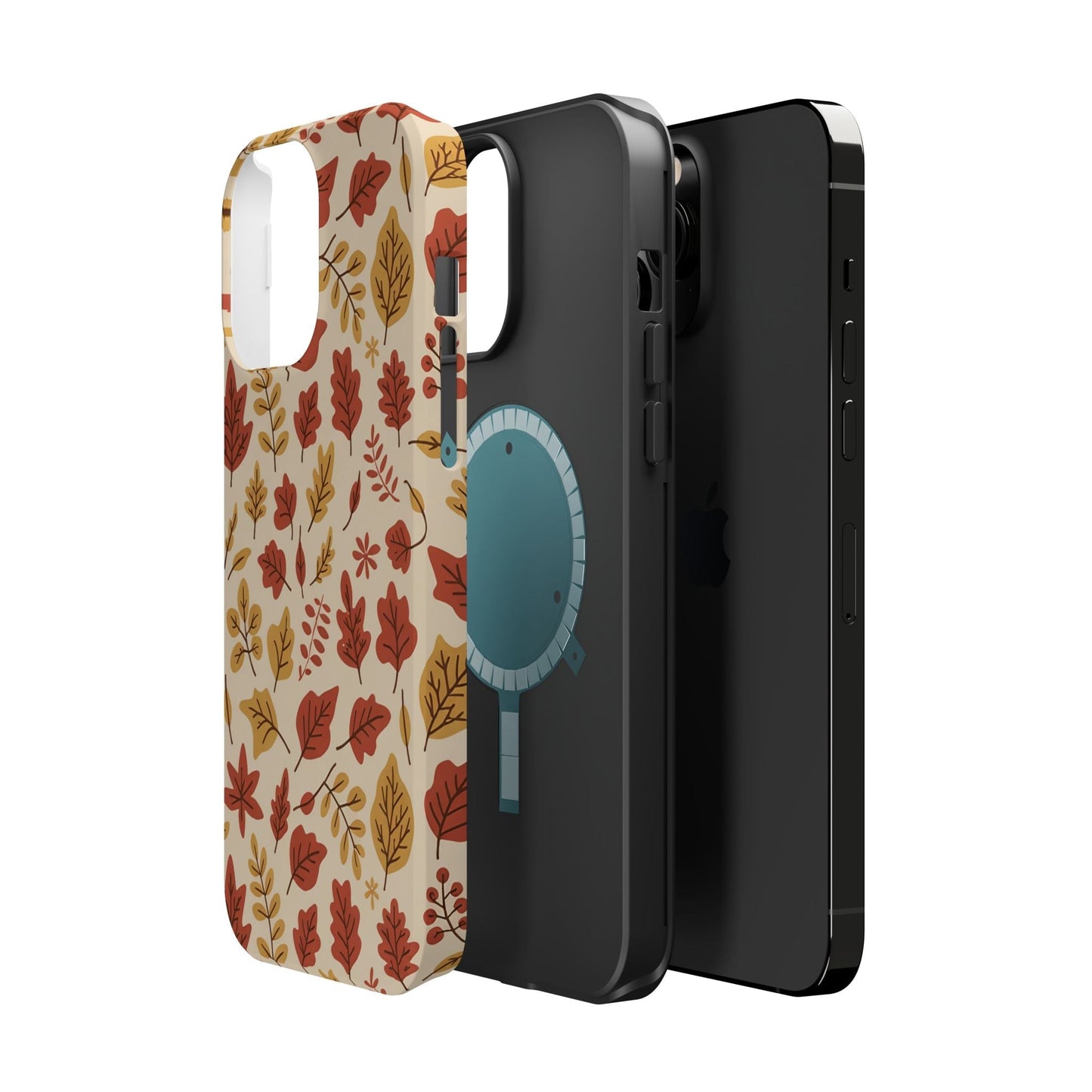 Fall Leaves iPhone case with vibrant autumn leaf design and durable dual-layer protection