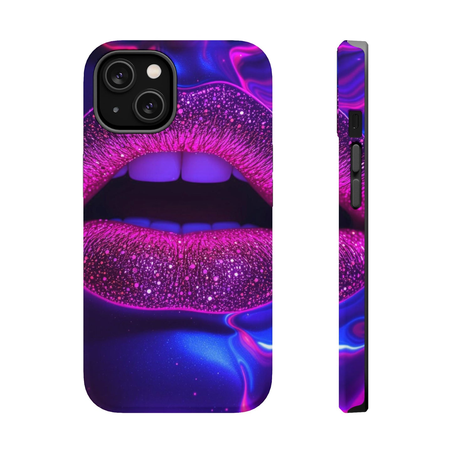 Purple Kiss Design iPhone Tough Case