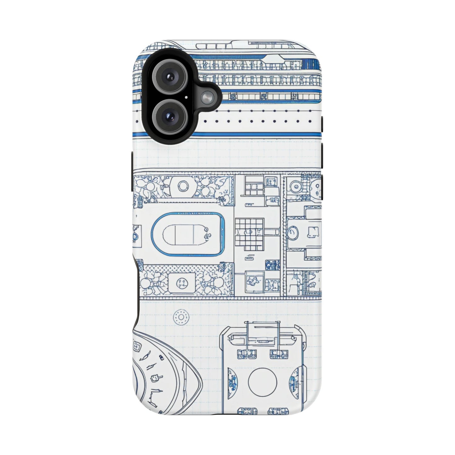 Cruise Ship Design Inspired iPhone Tough Case