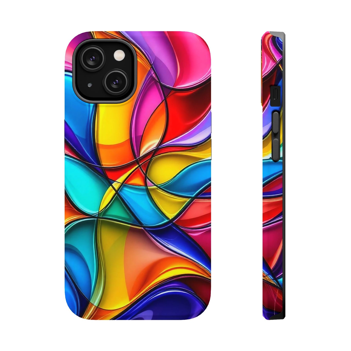 Rainbow Pride Art Design iPhone Tough Case