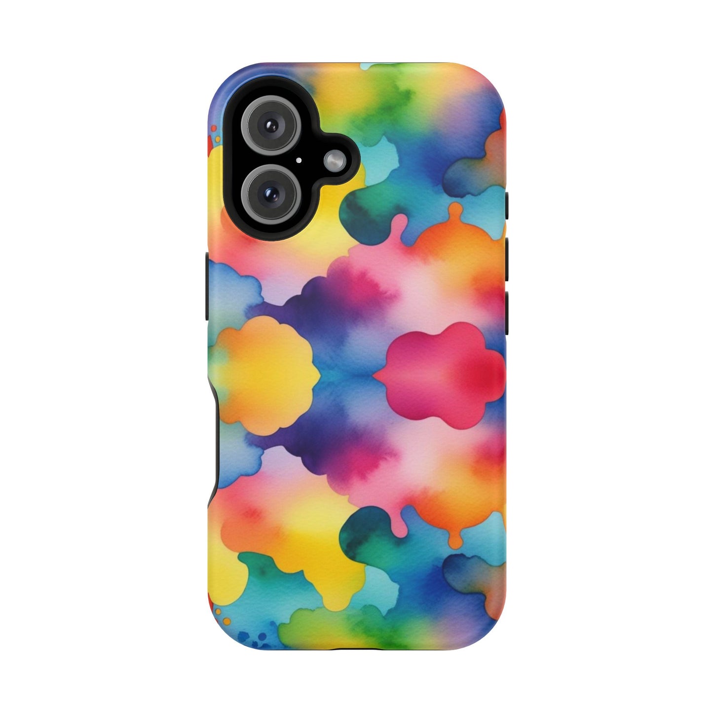 Watercolor Rainbow Clouds iPhone Tough Case