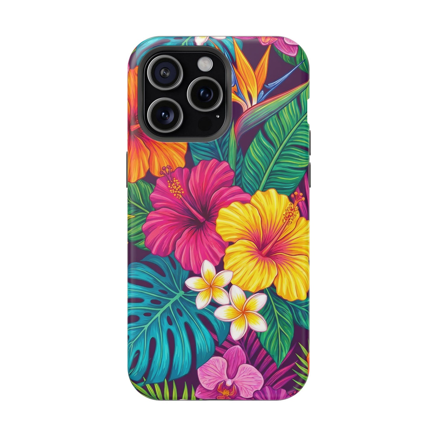 Vibrant Tropical iPhone Tough Case — Magnetic Impact-Resistant