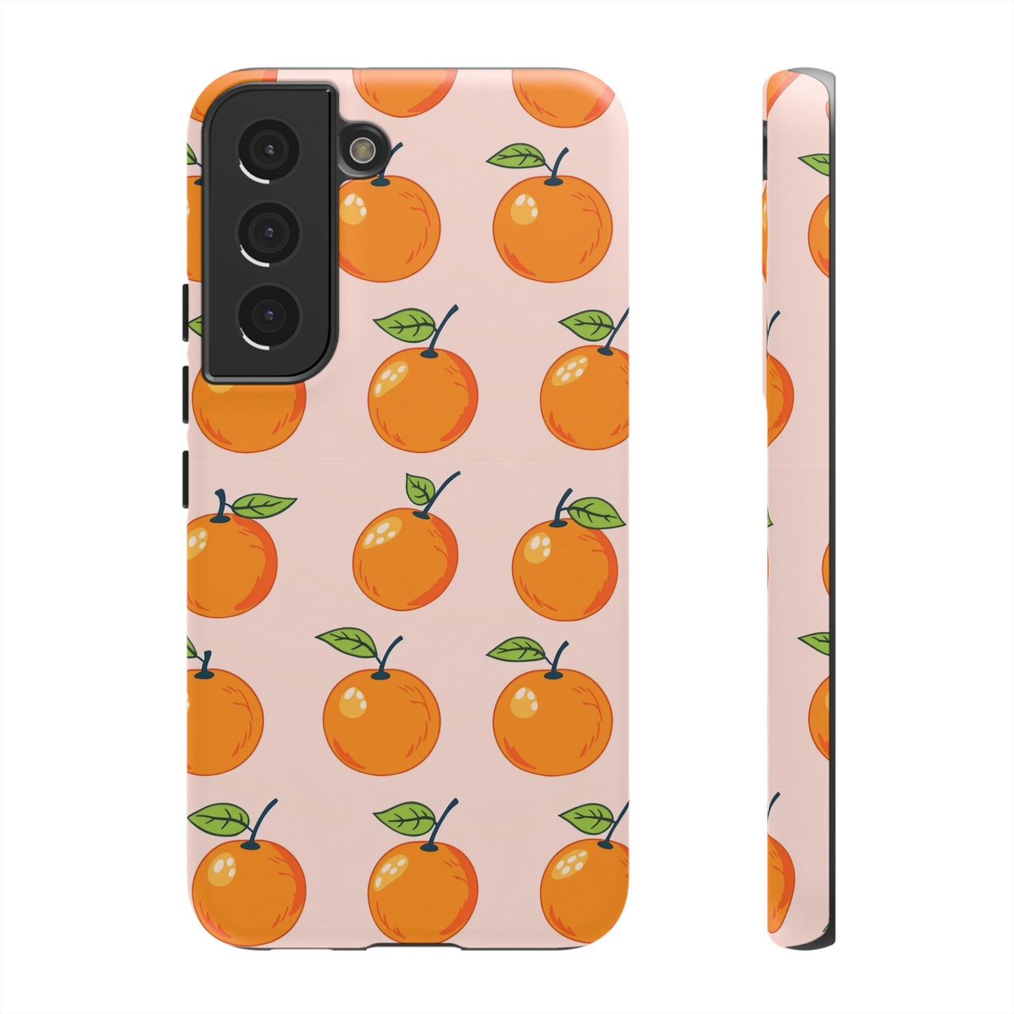 Orange Fruit Design Samsung Tough Phone Case