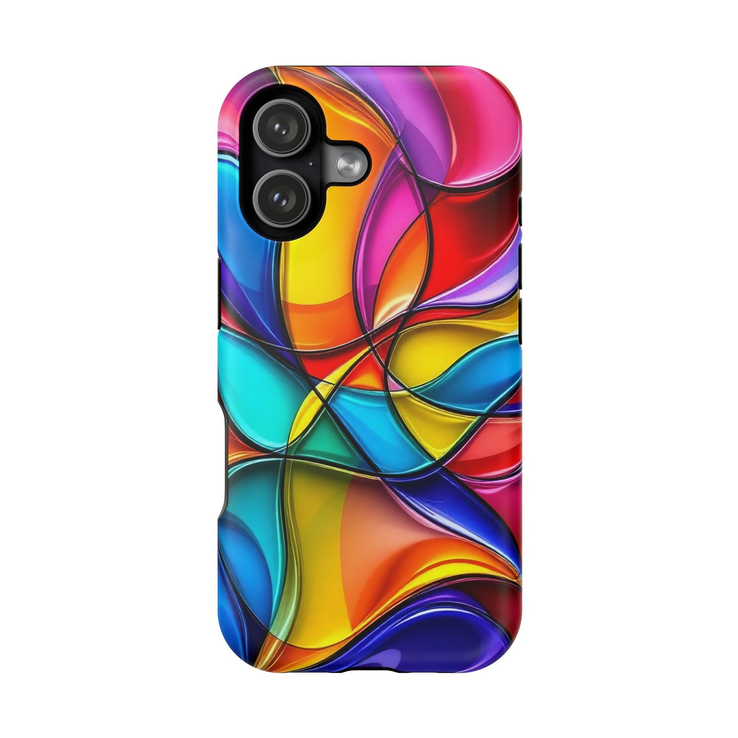 Rainbow Pride Art Design iPhone Tough Case