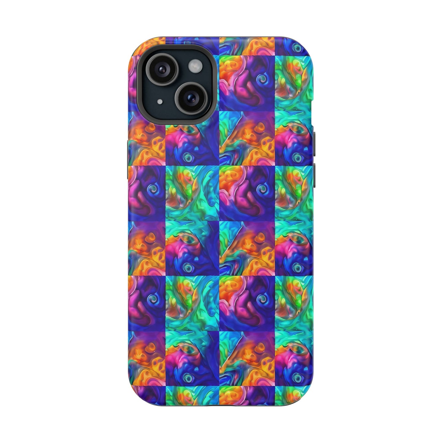 Abalone Swirl iPhone Case — Glowing Shell Impact-Resistant Case