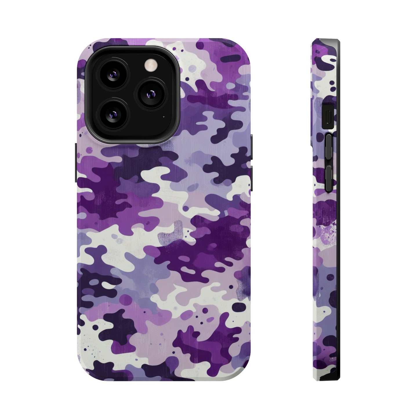 Purple Camouflage Design iPhone Tough Case -