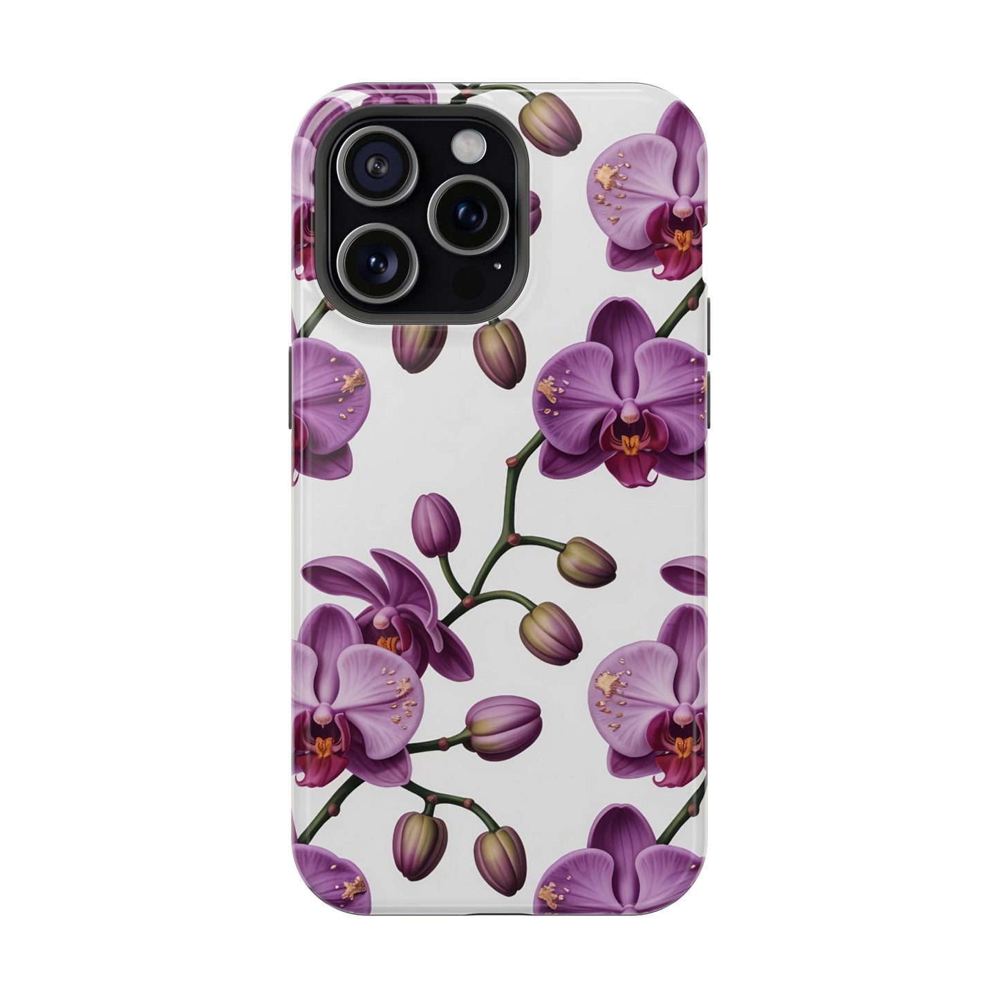Purple Orchid Design iPhone Tough Case