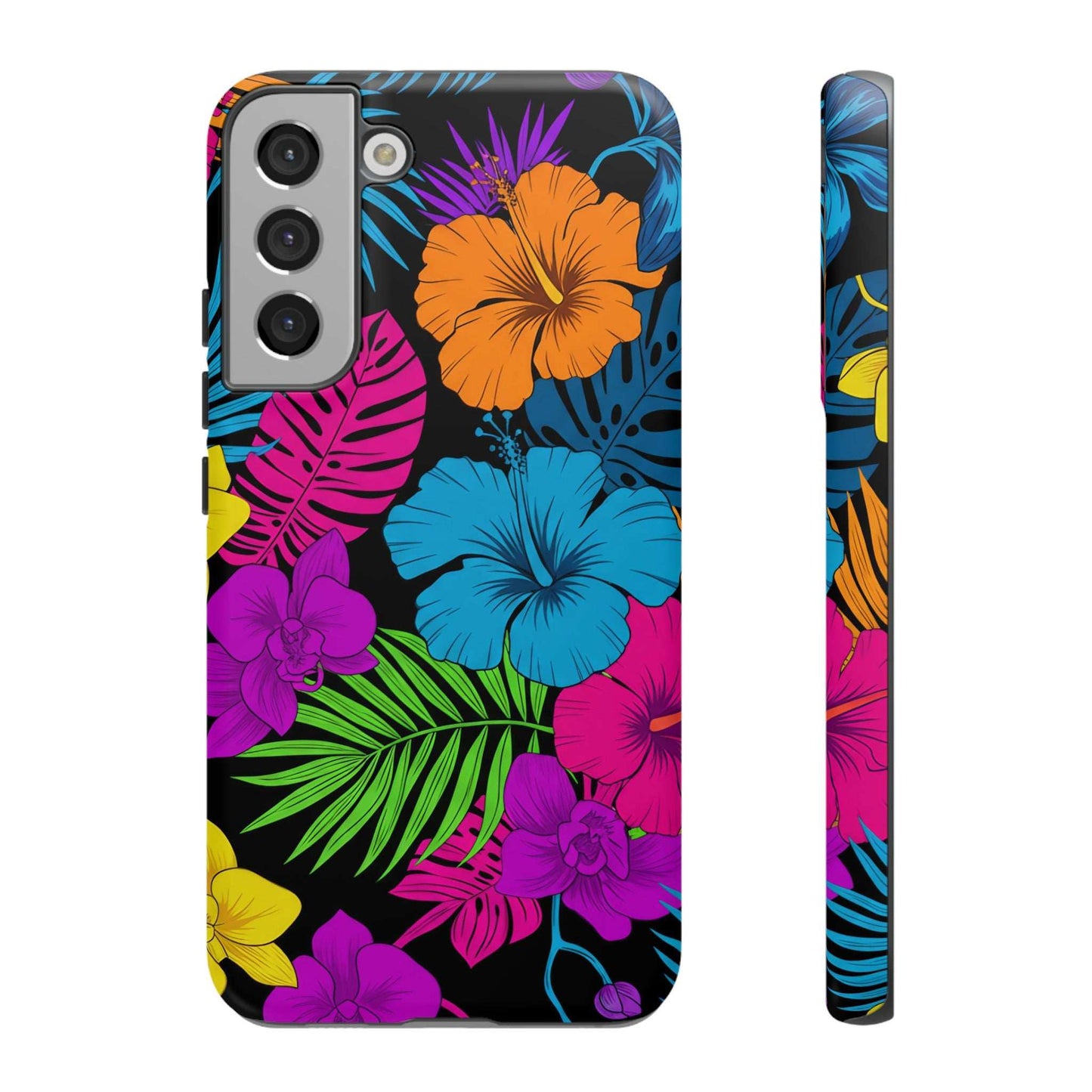 Modern Tropical Floral Design Samsung Phone Case
