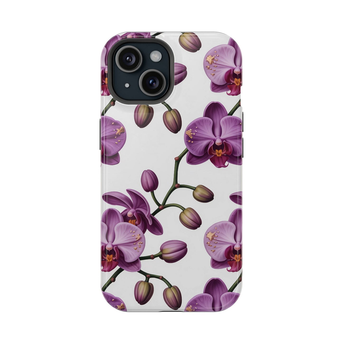 Purple Orchid Design iPhone Tough Case