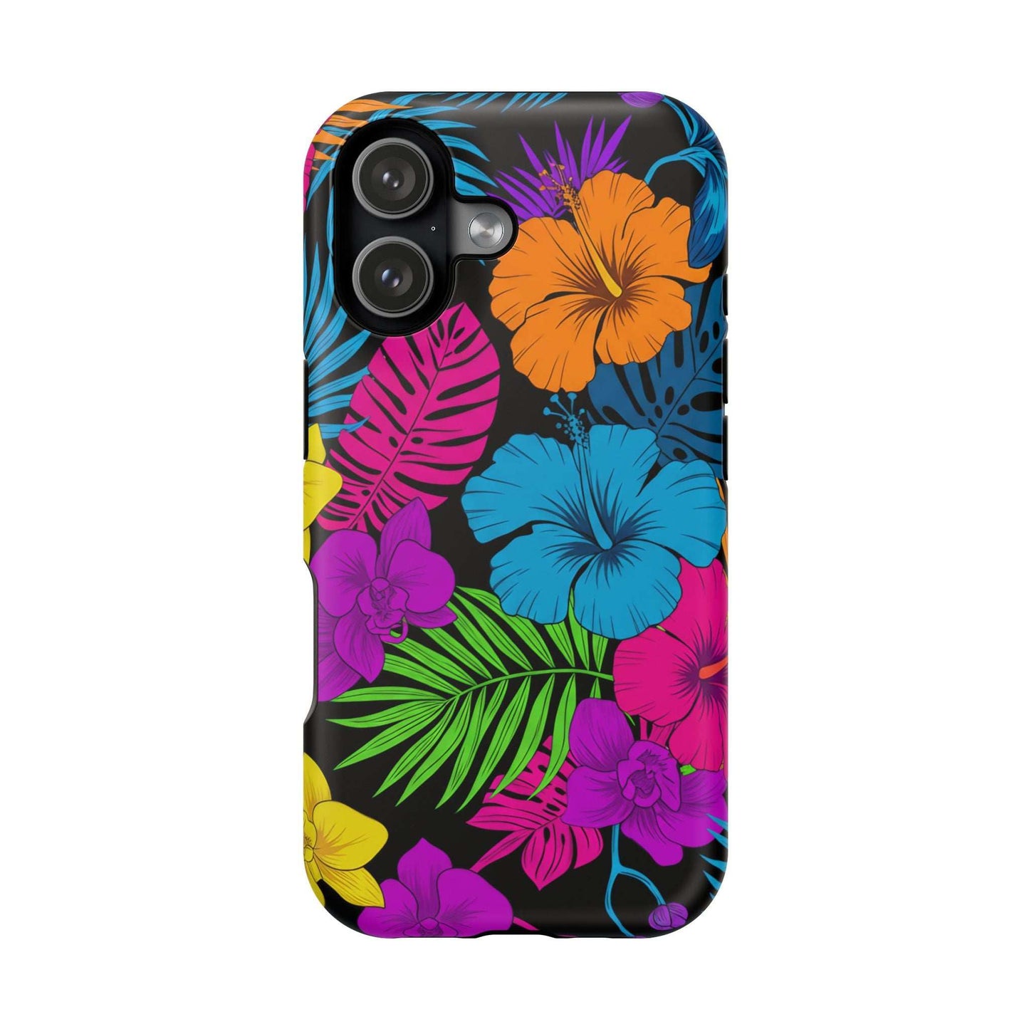 Modern Tropical Floral Design iPhone Case