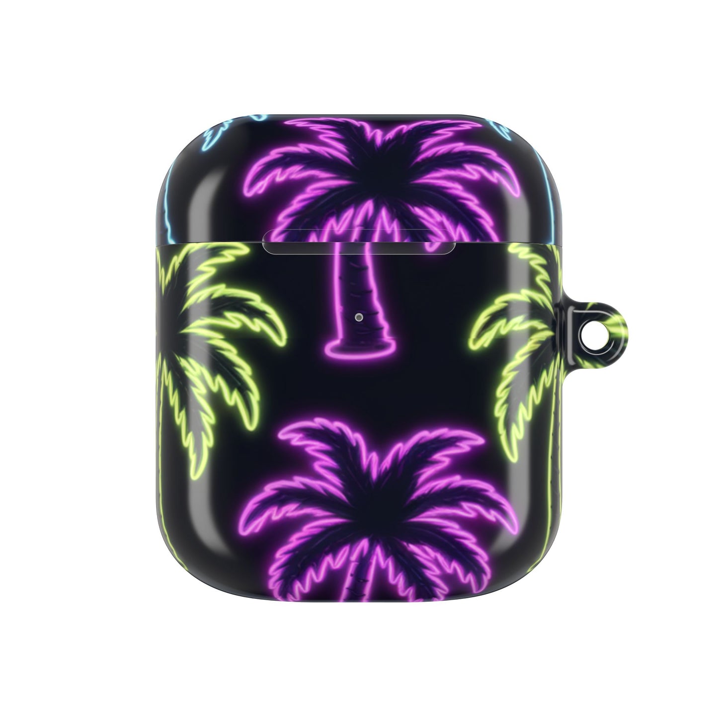 Neon Palm Trees AirPod Case