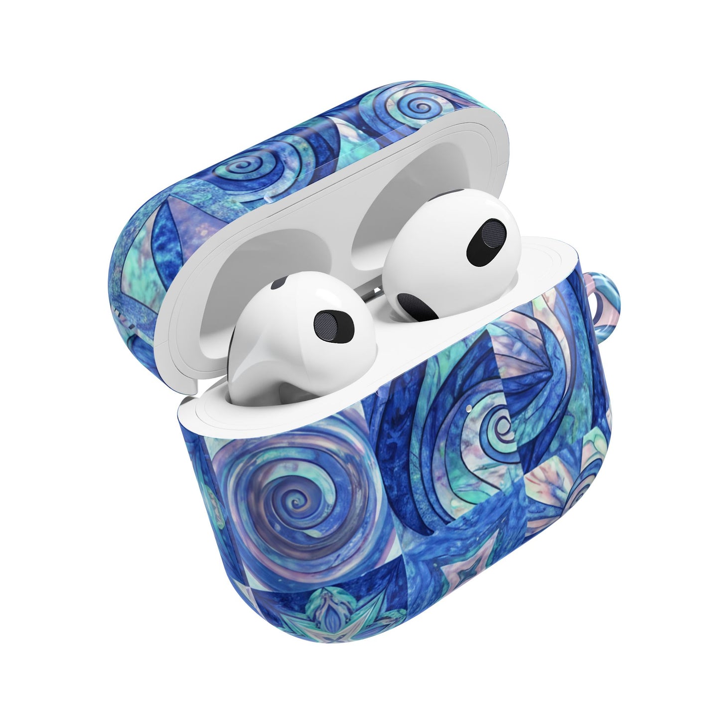 Modern Sea Blue AirPod Case — Sleek Protective Earbud Cover