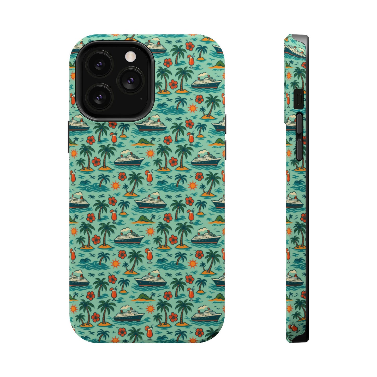 Tropical Cruise Tough iPhone Case