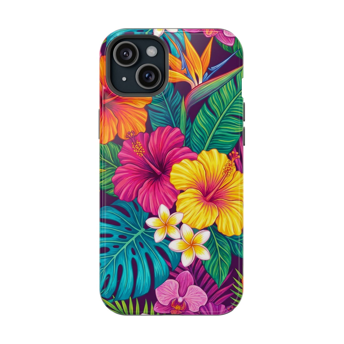 Vibrant Tropical iPhone Tough Case — Magnetic Impact-Resistant