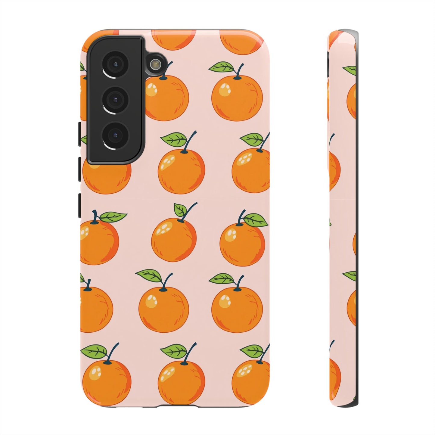 Orange Fruit Design Samsung Tough Phone Case