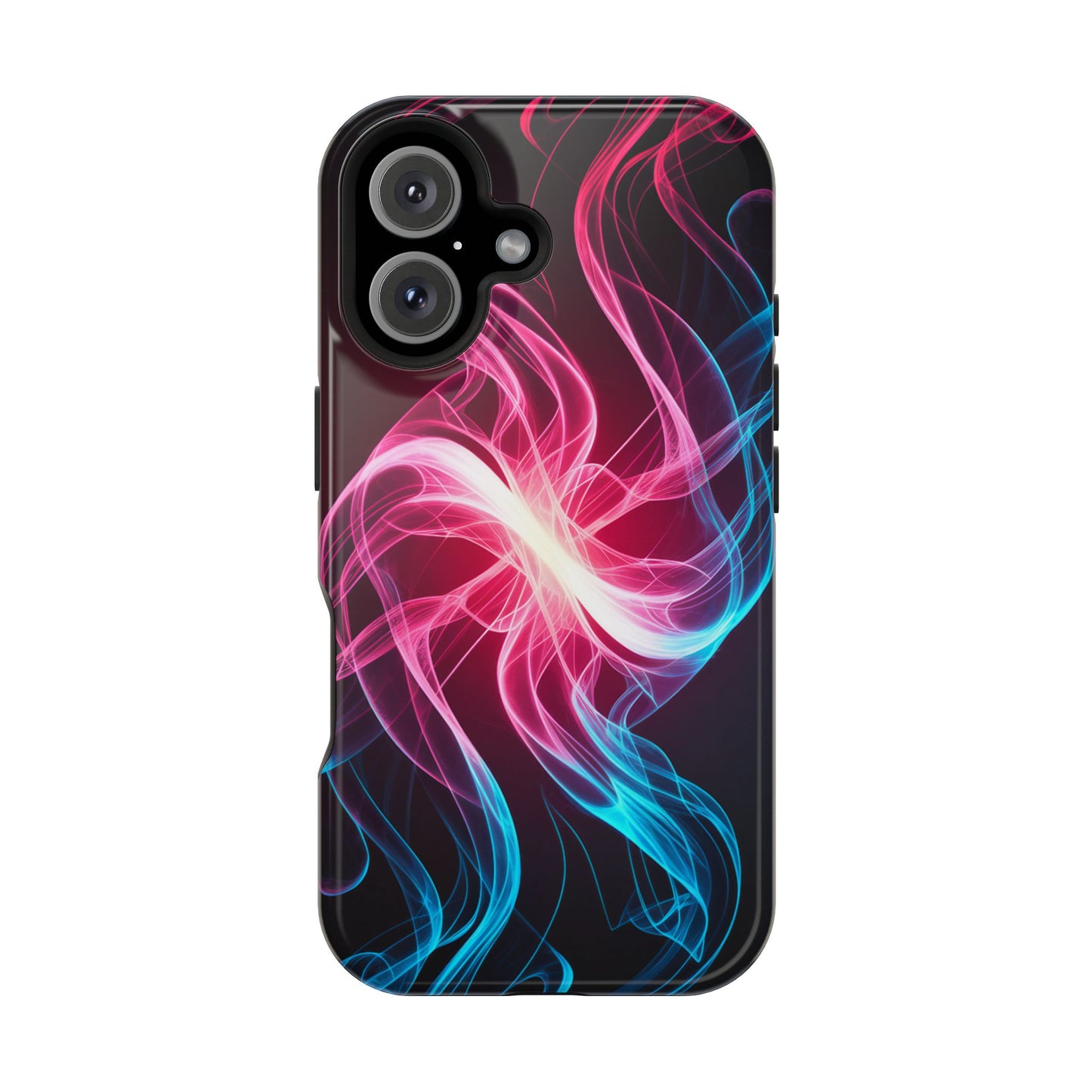 Red White and Blue Swirl Design iPhone Tough Case