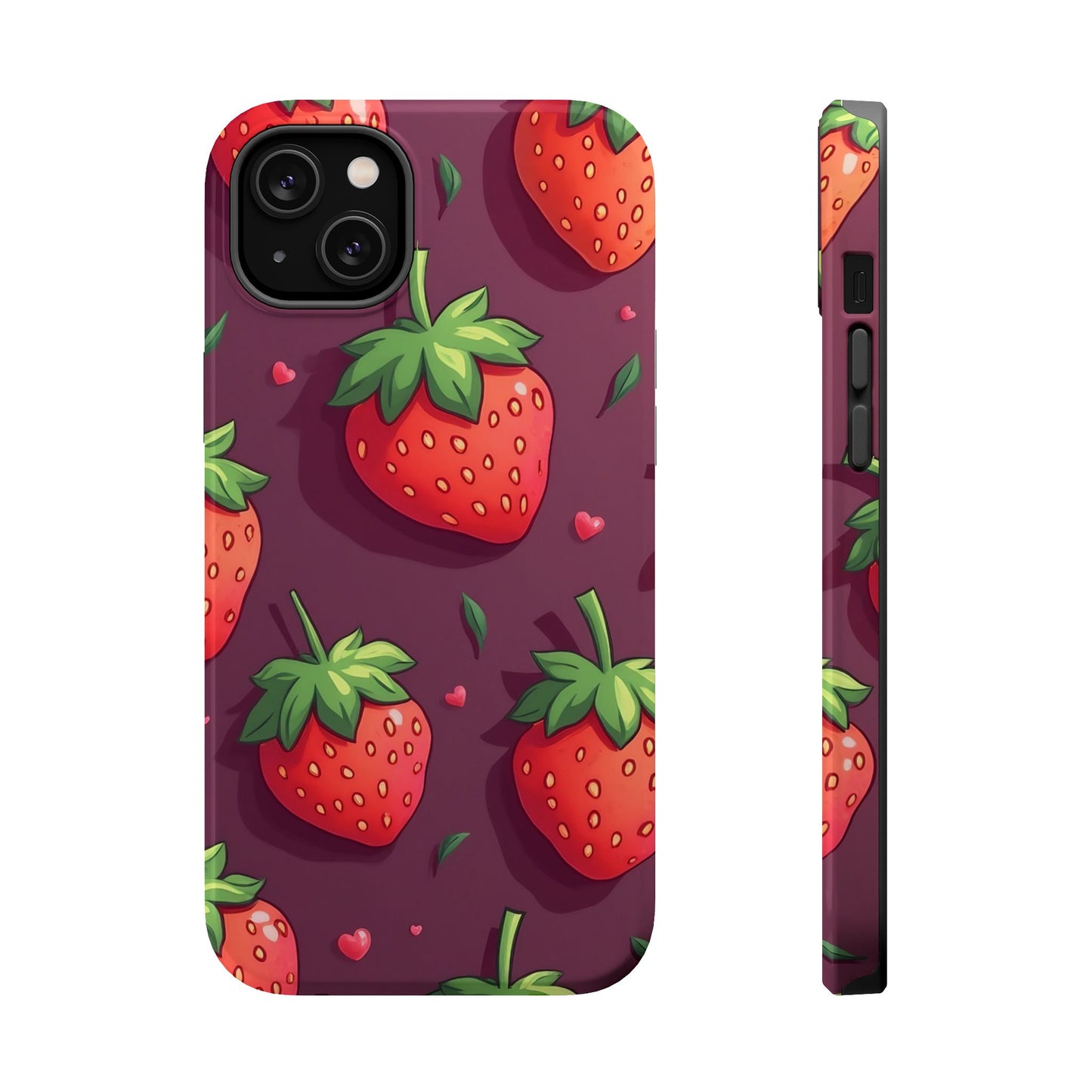 Strawberry Design iPhone Tough Phone Case