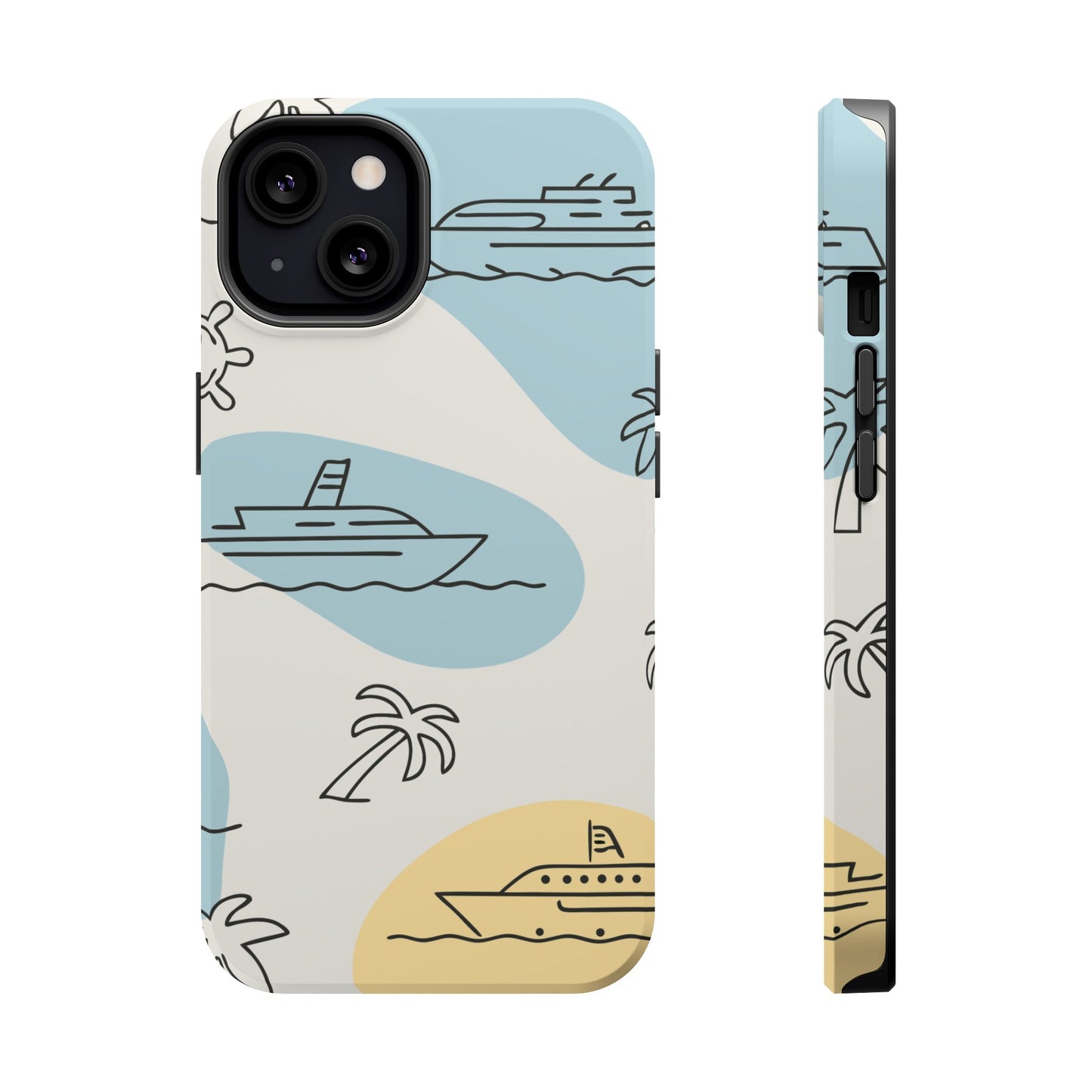 Retro Cruise Vacation iPhone Tough Case
