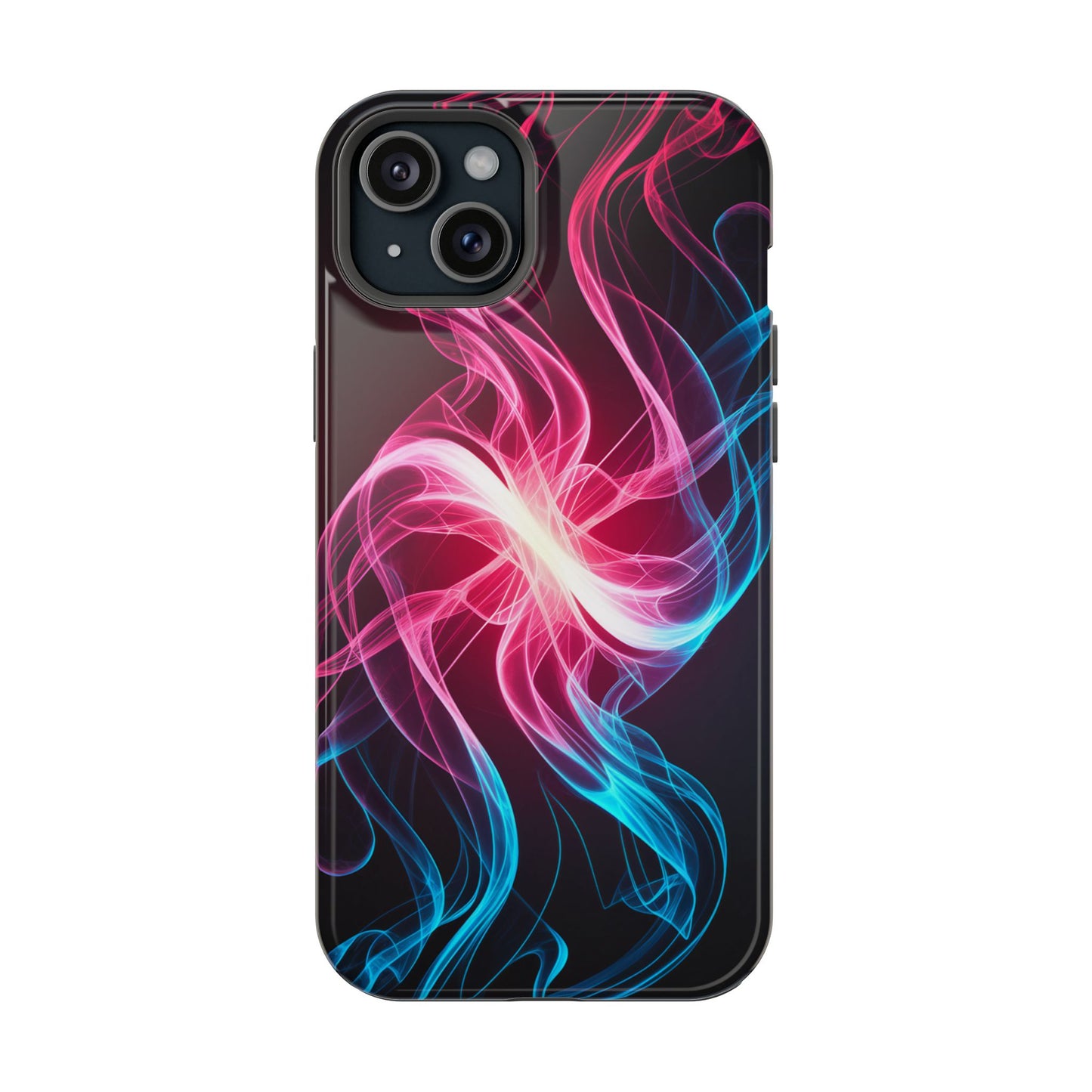 Red White and Blue Swirl Design iPhone Tough Case