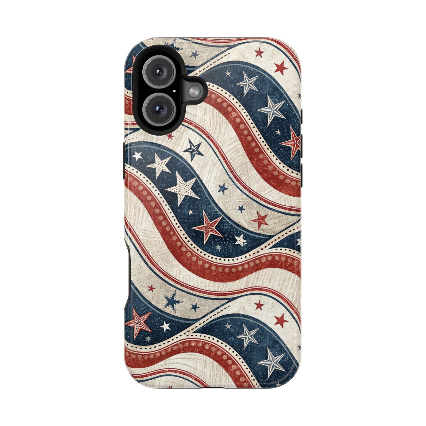 Vintage Patriotic Inspired Ribbon iPhone Case