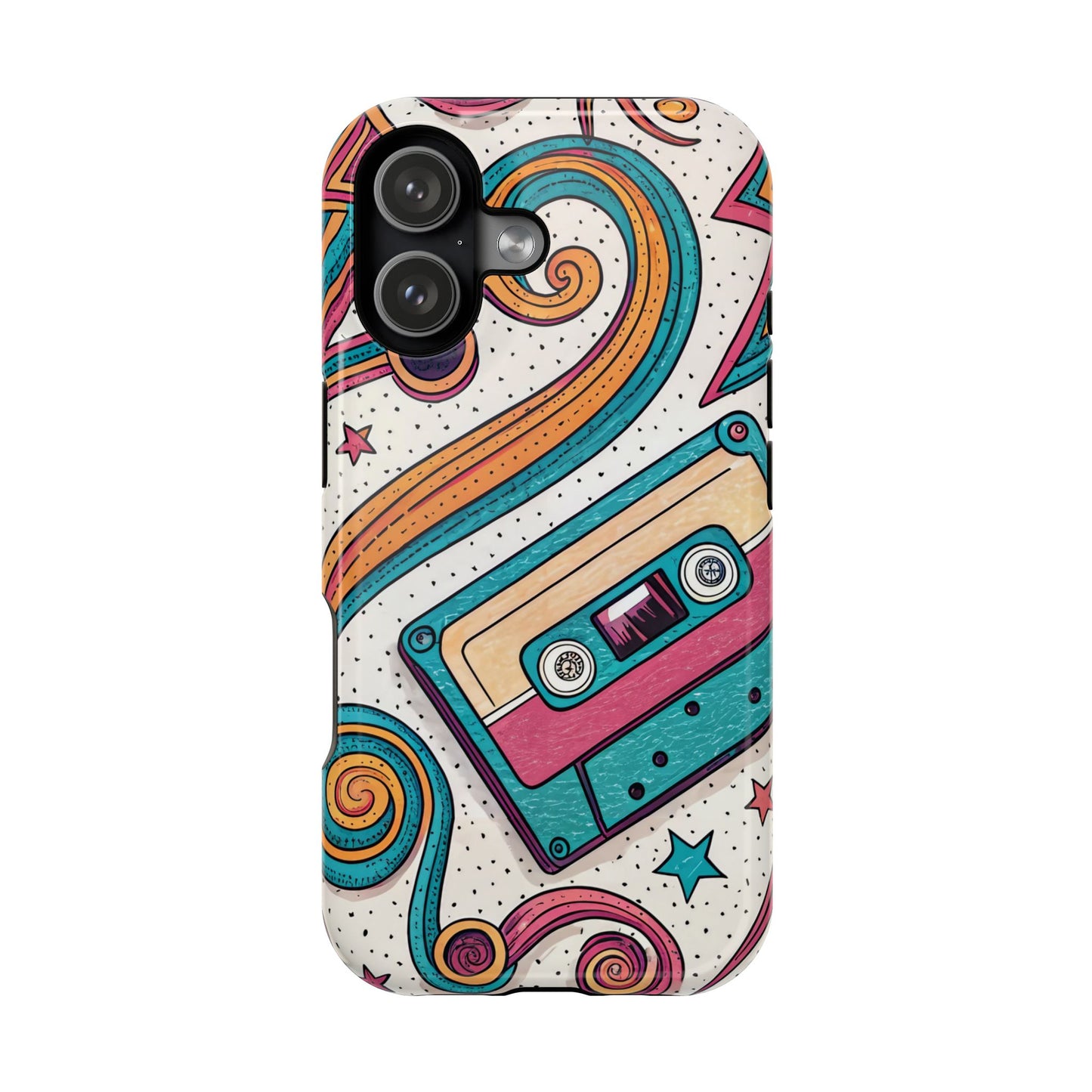 Retro Cassette Design iPhone Tough Case