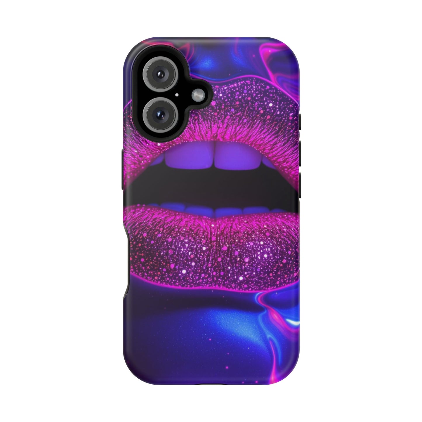 Purple Kiss Design iPhone Tough Case
