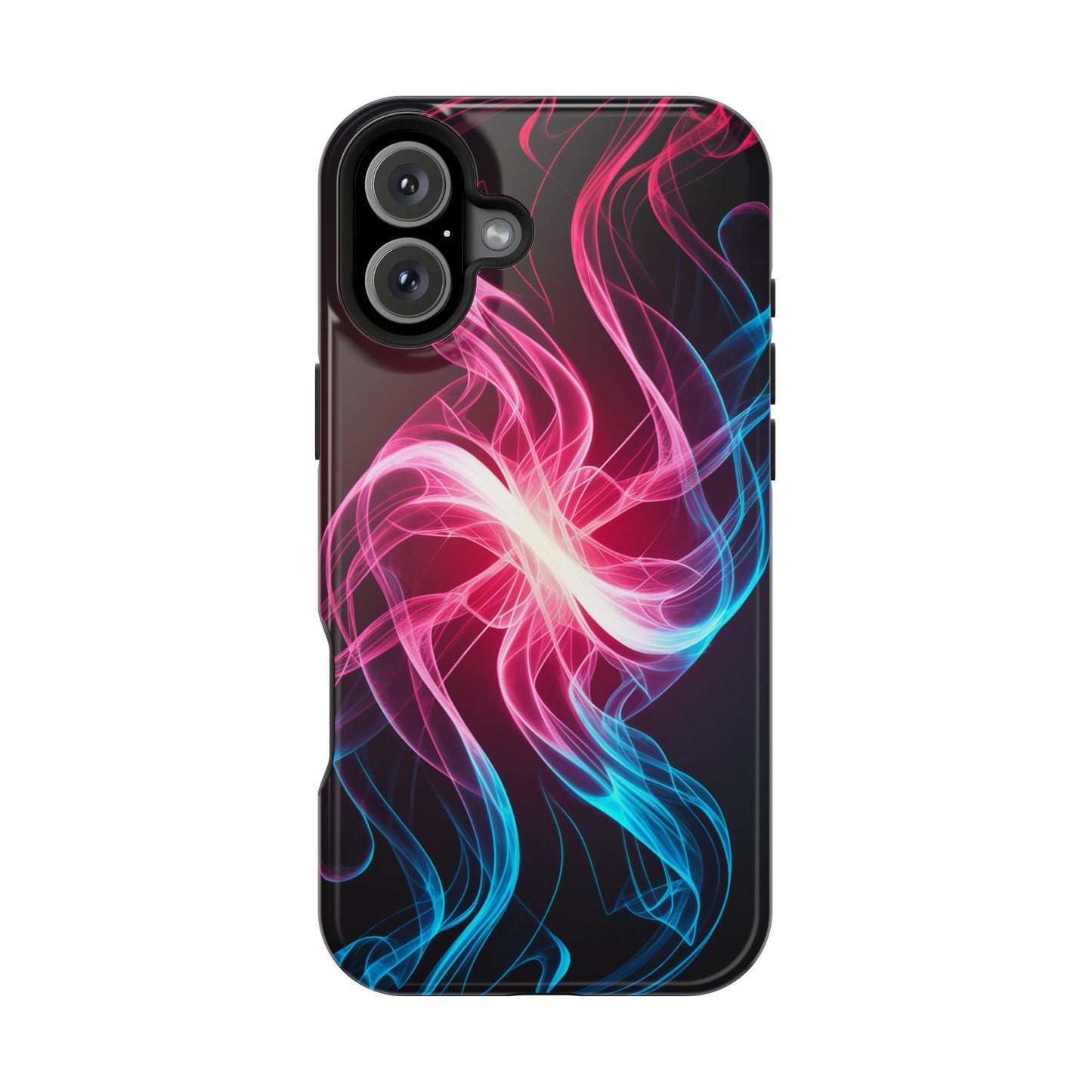 Red White and Blue Swirl Design iPhone Tough Case