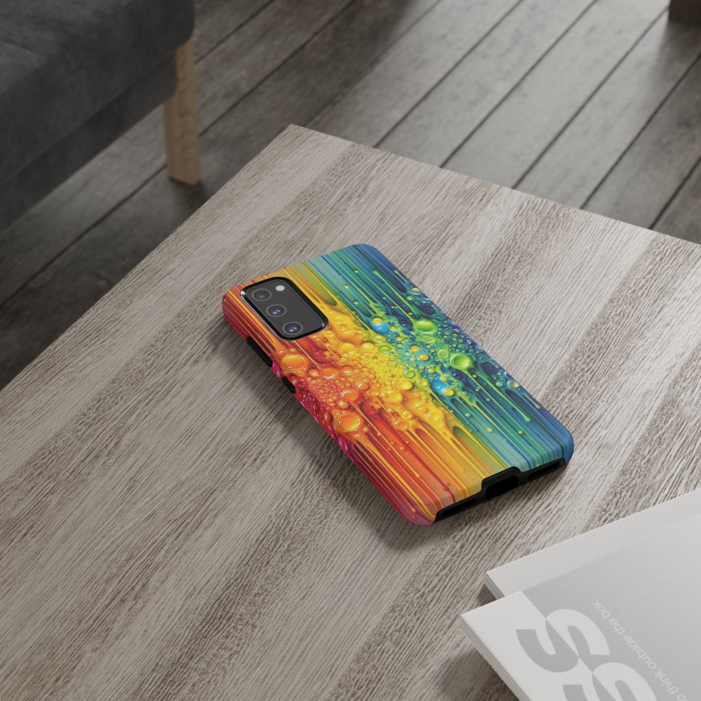 Rainbow Paint Splash Samsung Tough Case
