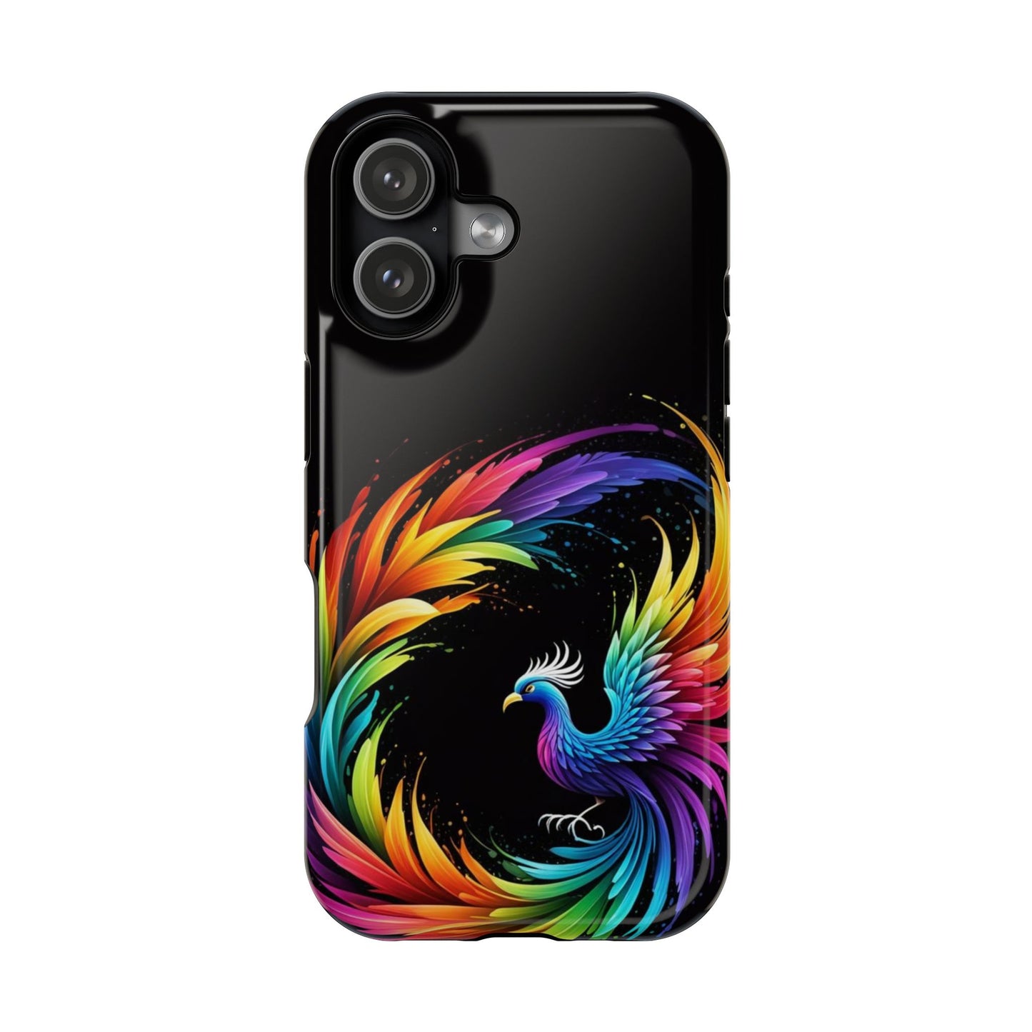 Rainbow Phoenix Design iPhone Tough Case