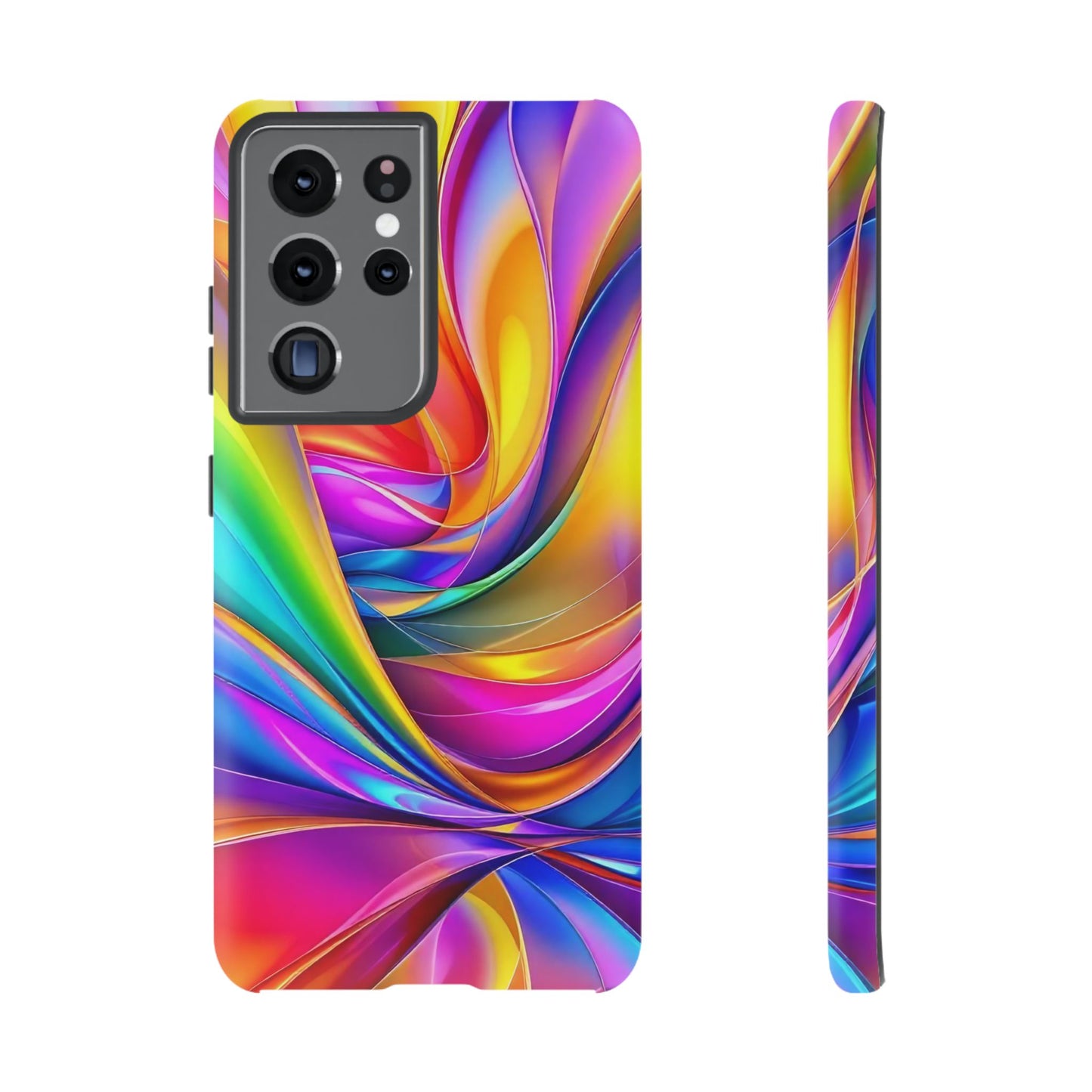 Deconstructed Rainbow Wave Samsung Tough Case