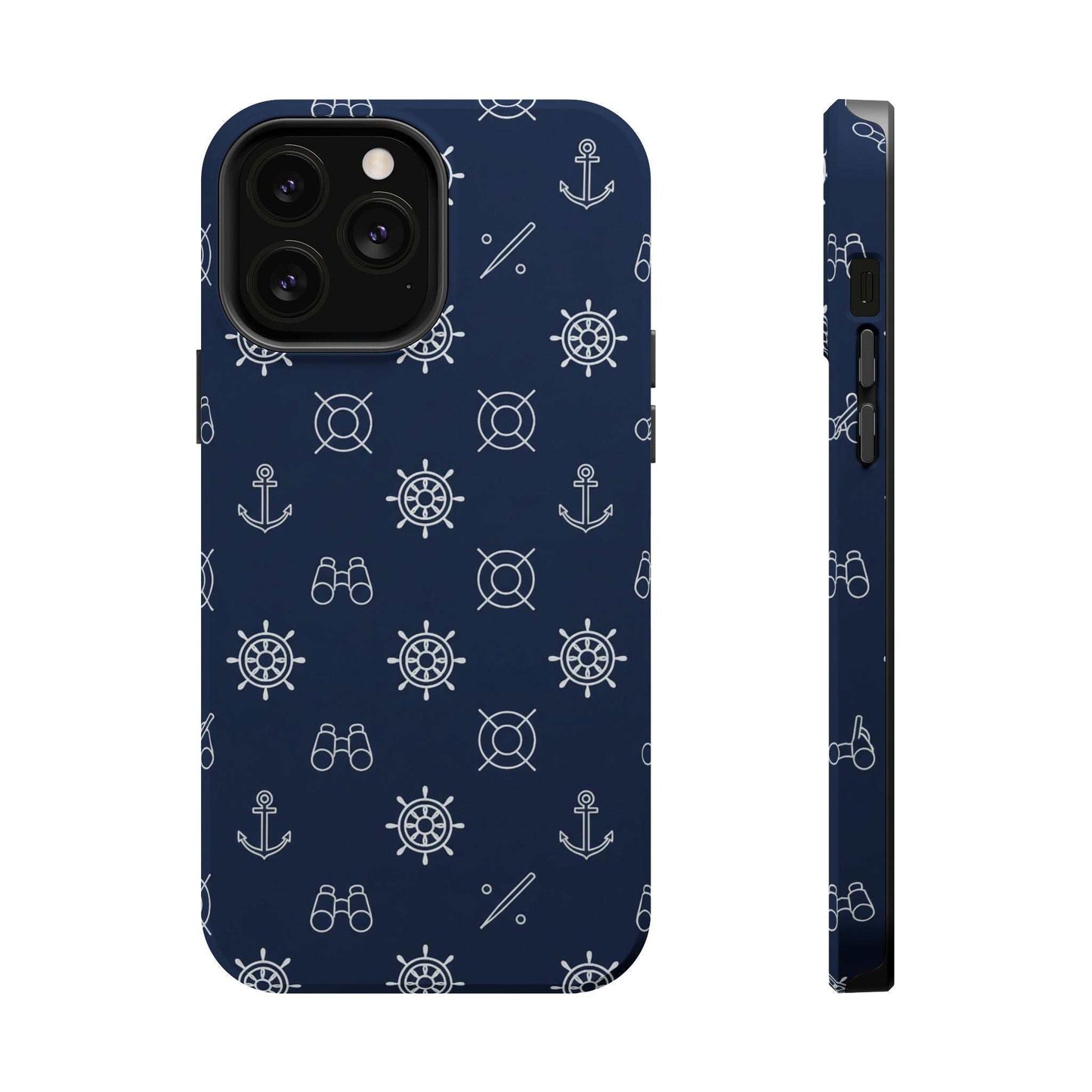 Minimalist Nautical iPhone Case — Magnetic Impact-Resistant Phone Case