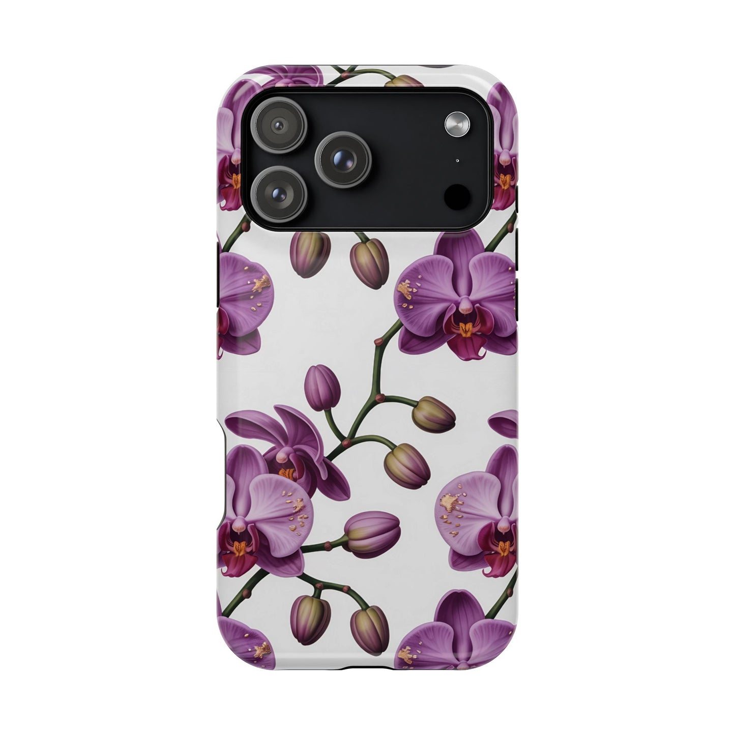 Purple Orchid Design iPhone Tough Case