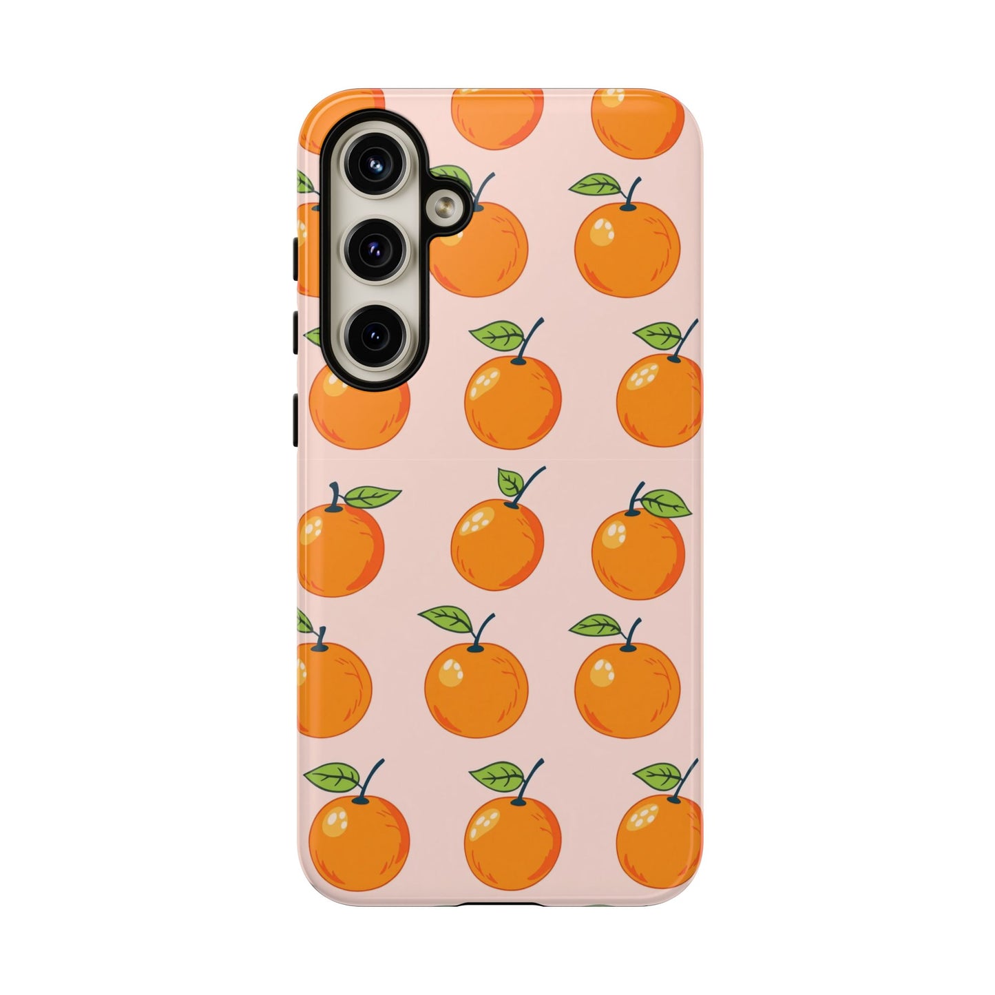 Orange Fruit Design Samsung Tough Phone Case