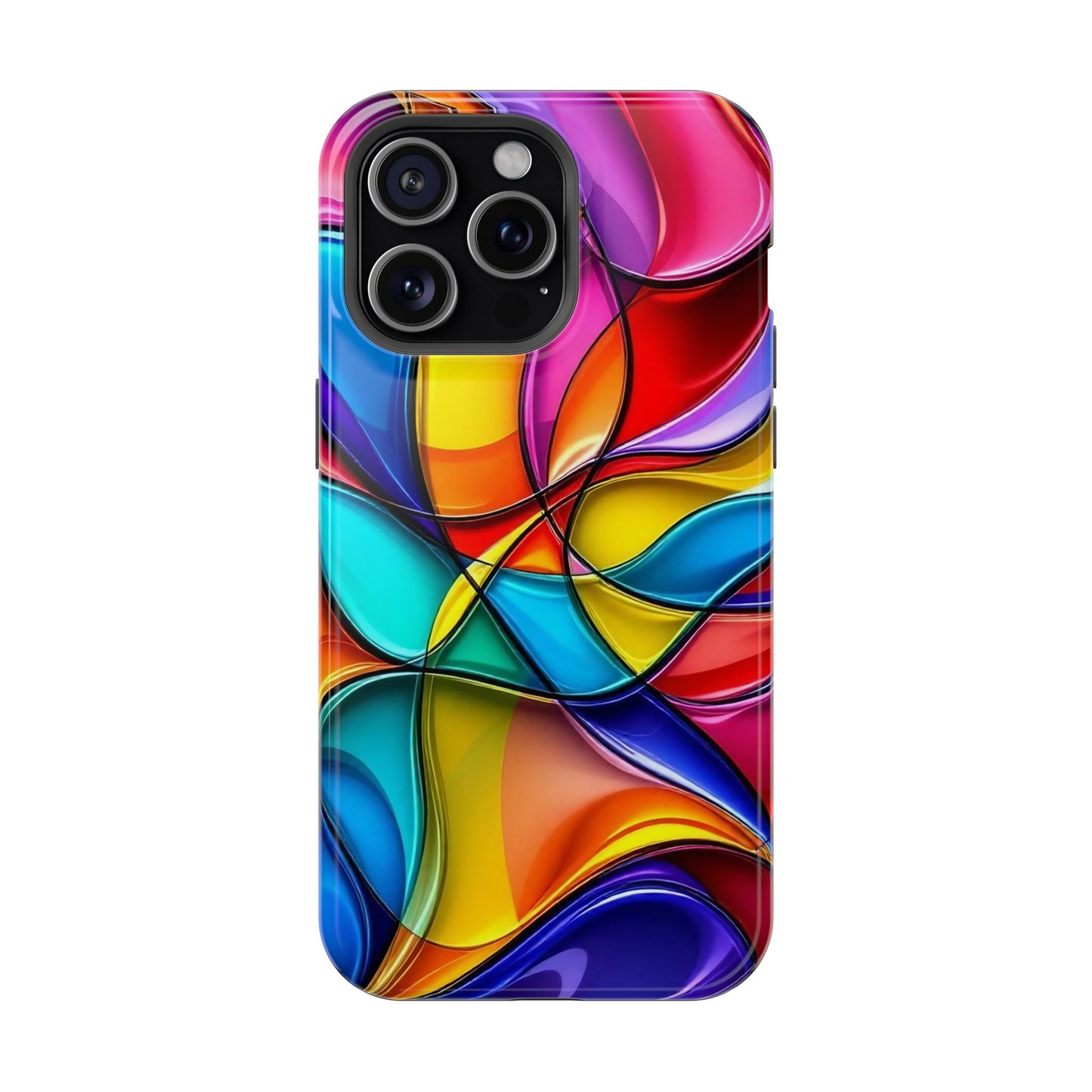 Rainbow Pride Art Design iPhone Tough Case