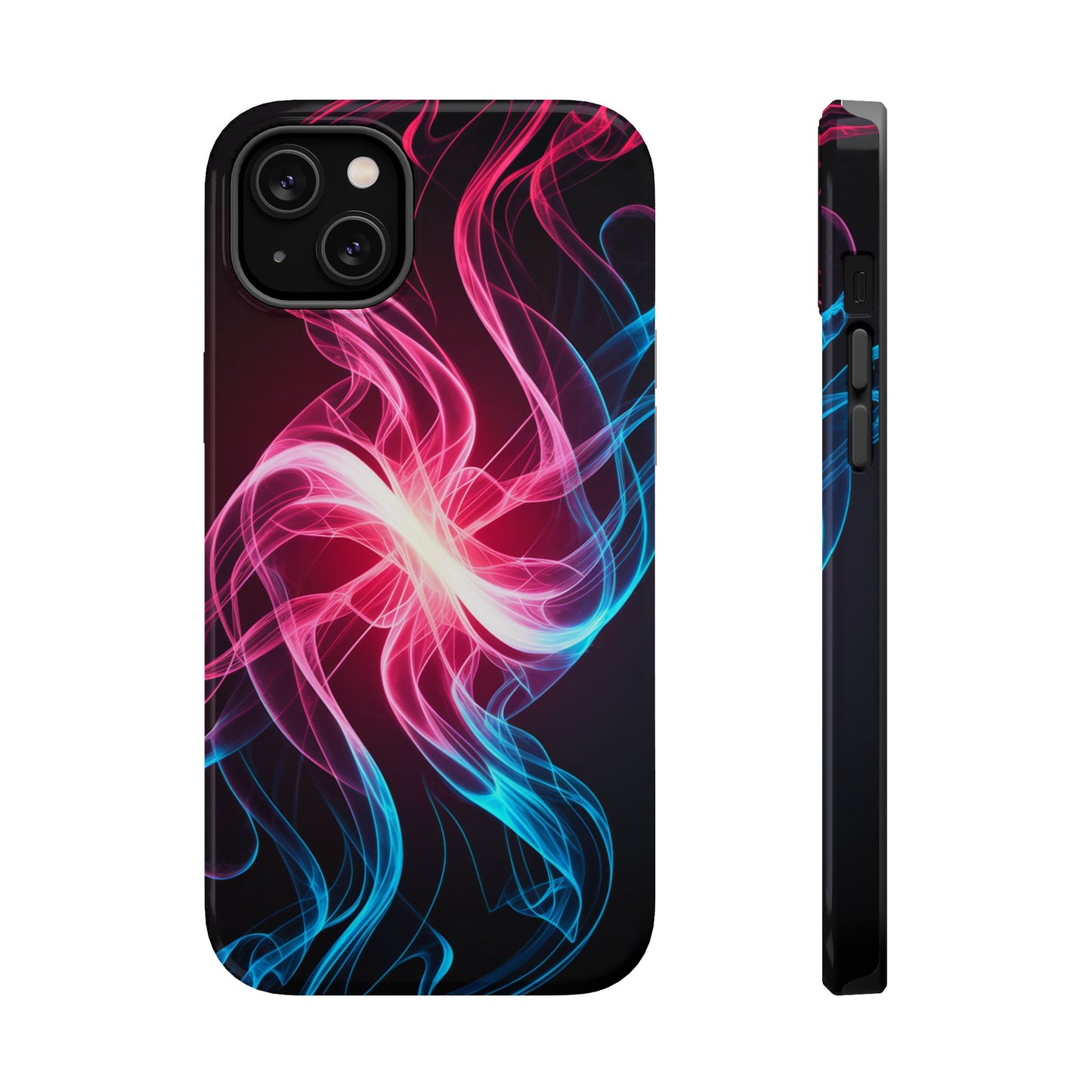 Red White and Blue Swirl Design iPhone Tough Case