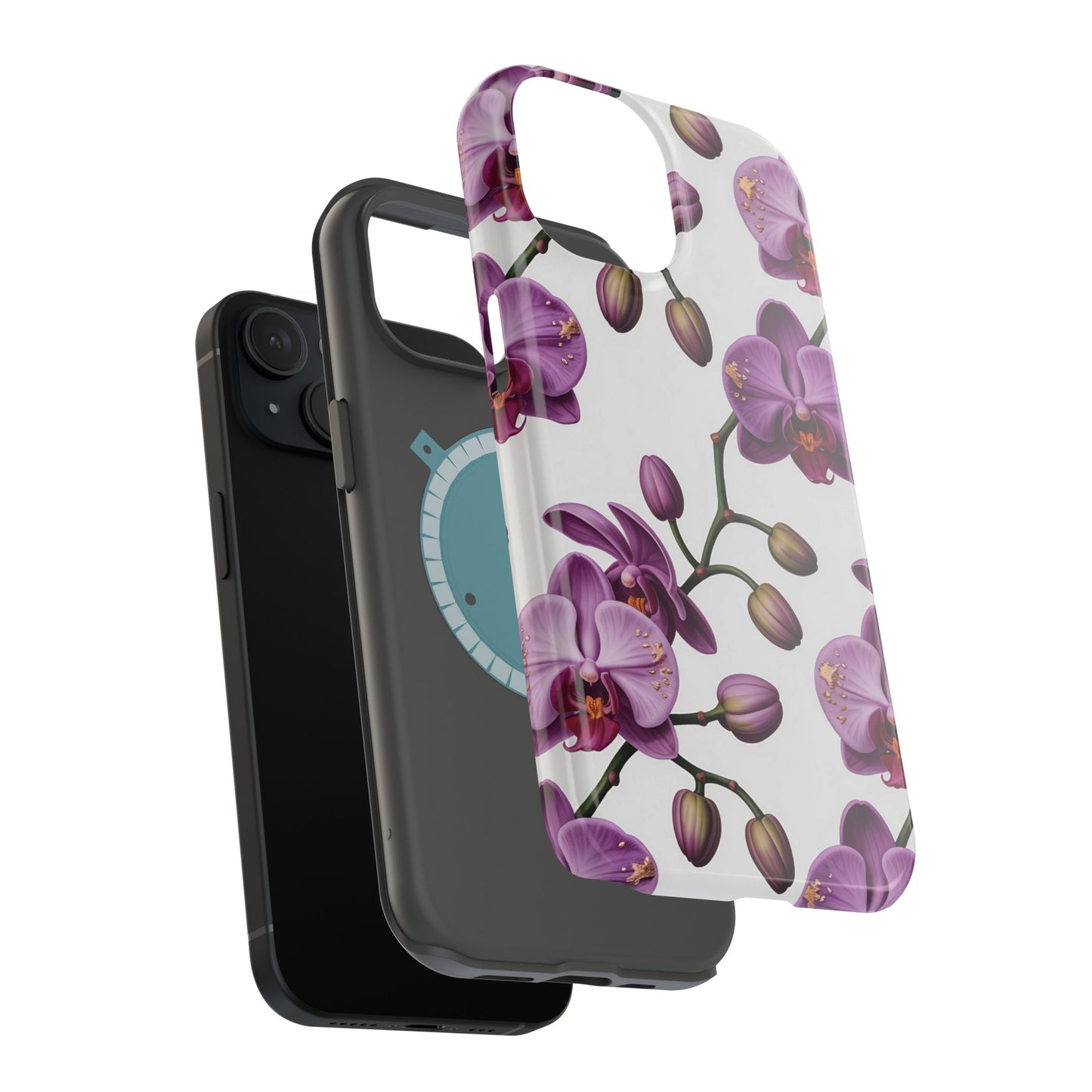 Purple Orchid Design iPhone Tough Case