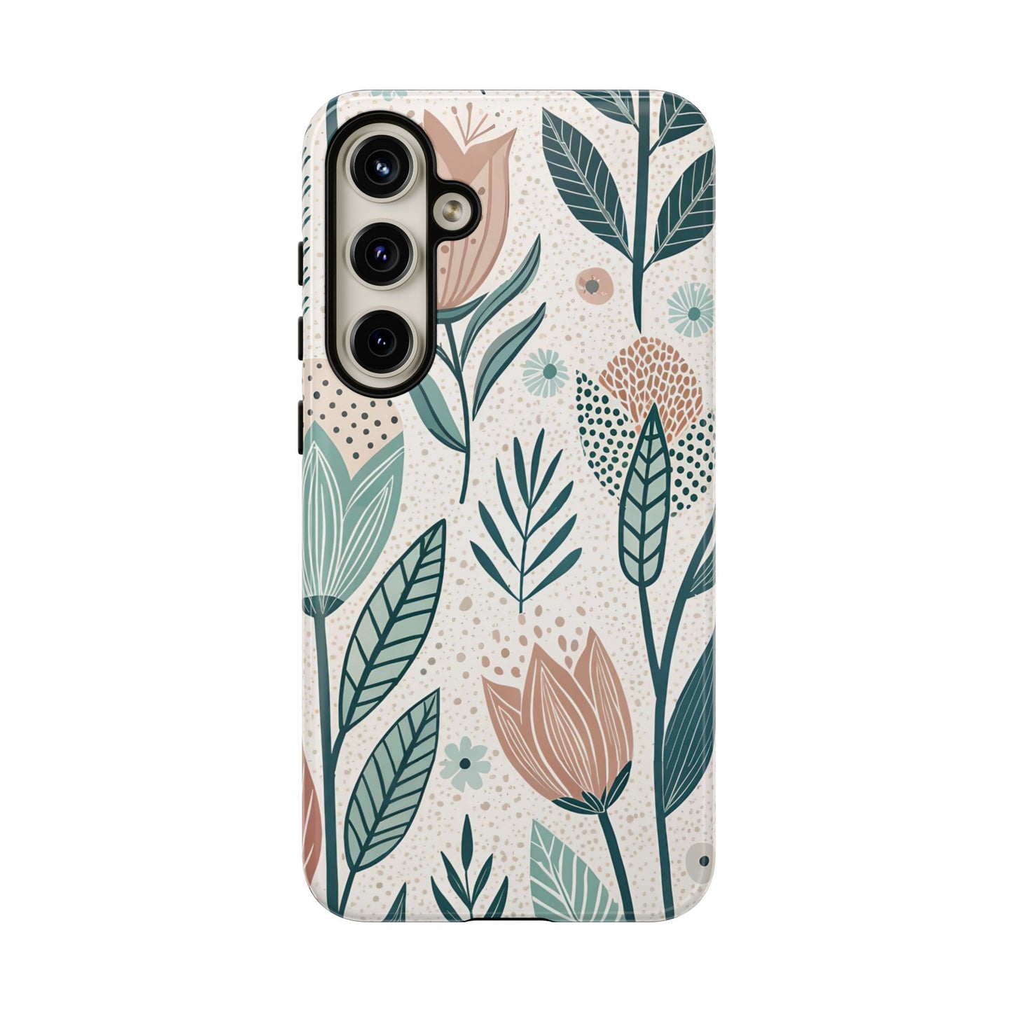 Swedish Inspired Floral Design Samsung Phone Case
