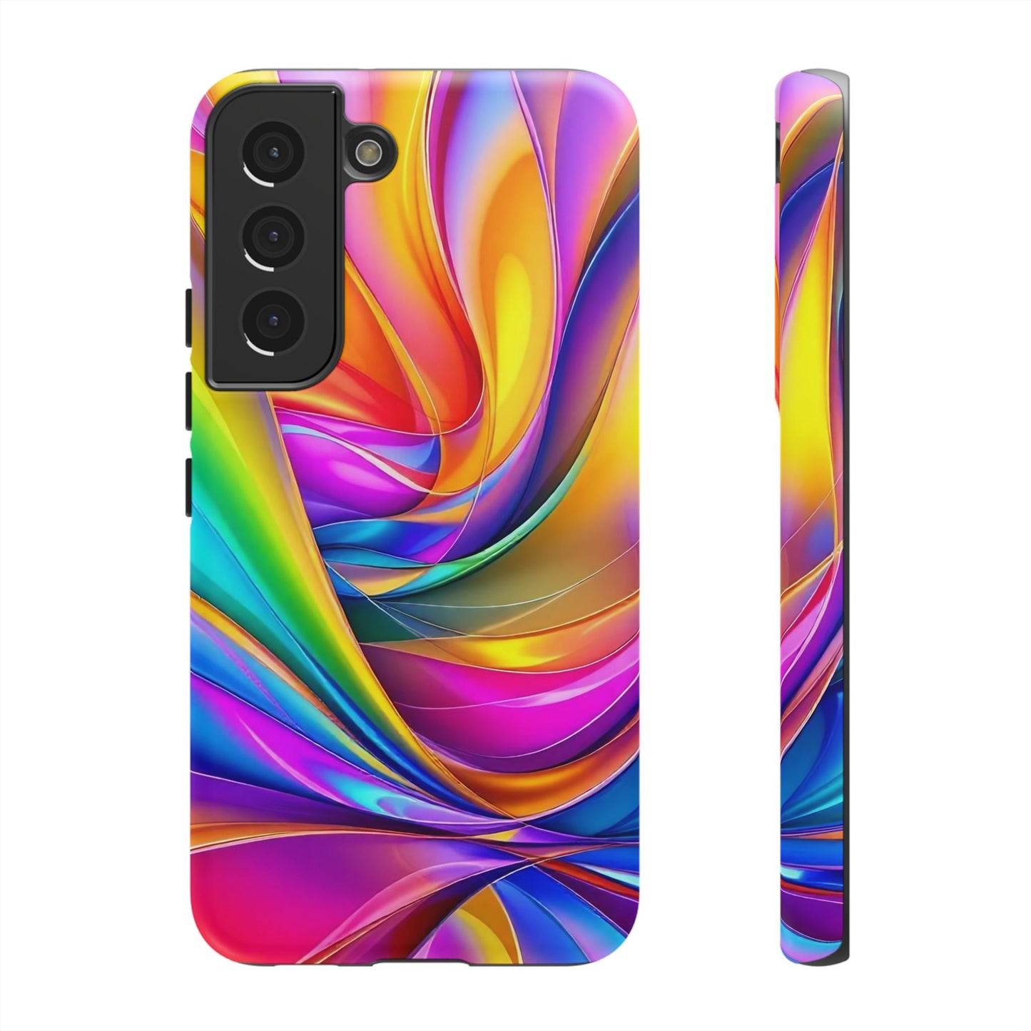 Deconstructed Rainbow Wave Samsung Tough Case