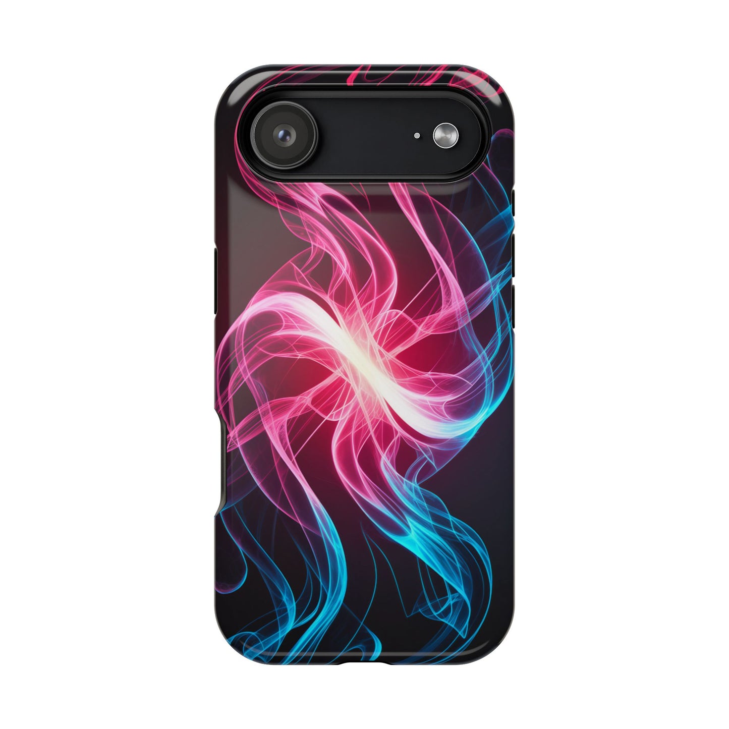 Red White and Blue Swirl Design iPhone Tough Case