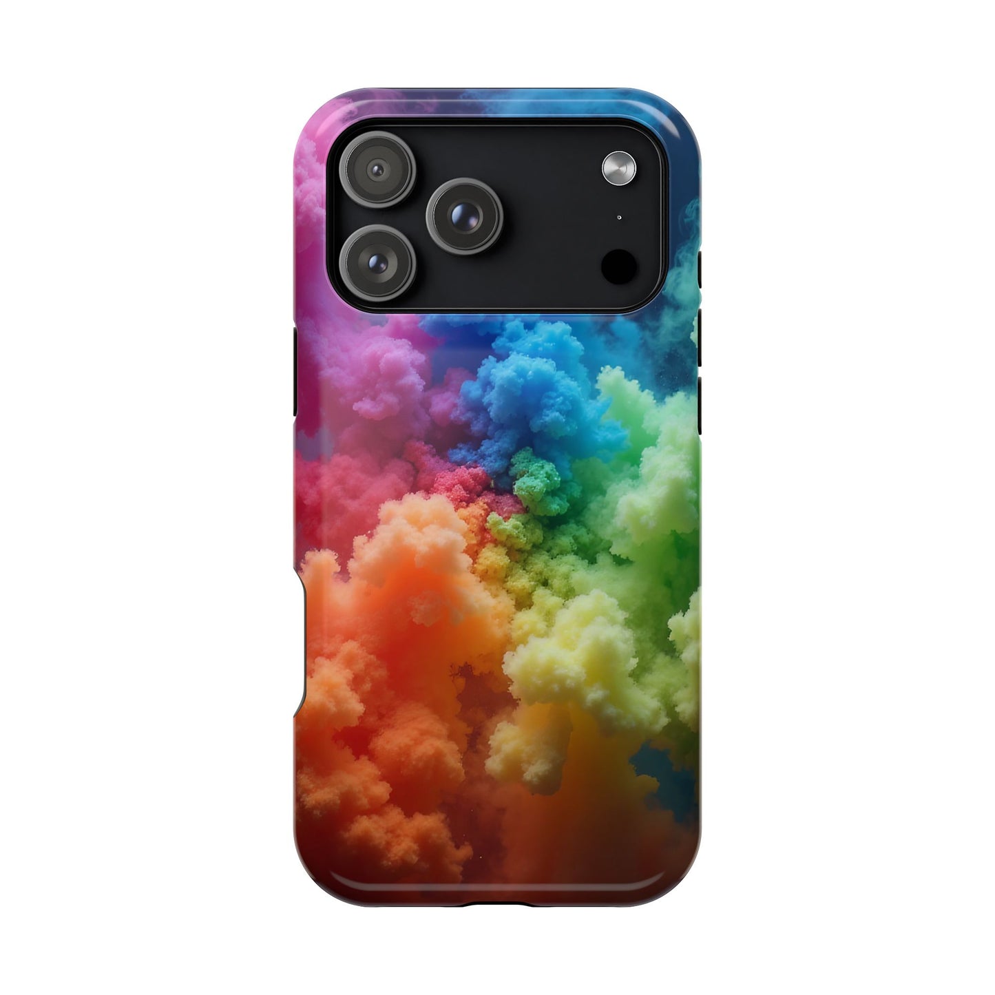 Rainbow Mist Tough Magnetic iPhone Case
