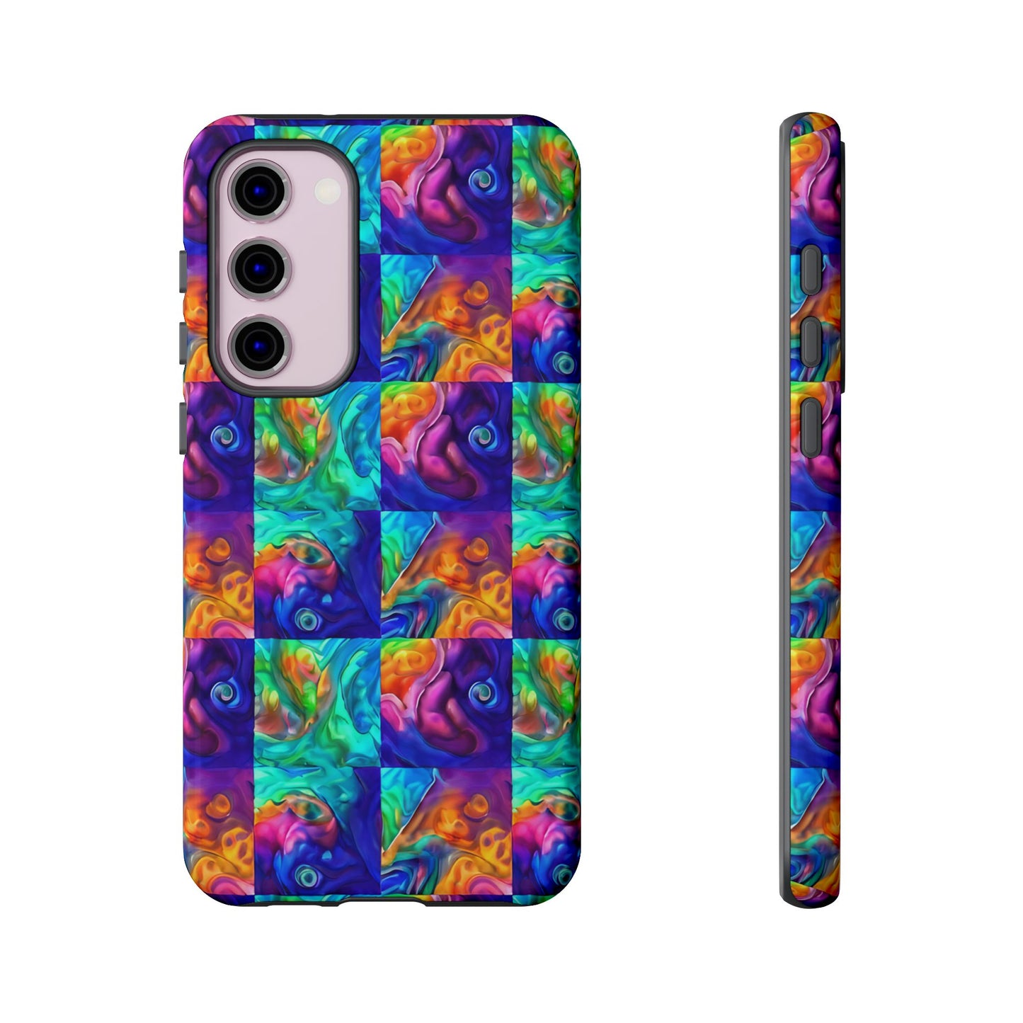 Abalone Swirl Samsung Phone Case — Glowing Shell Design