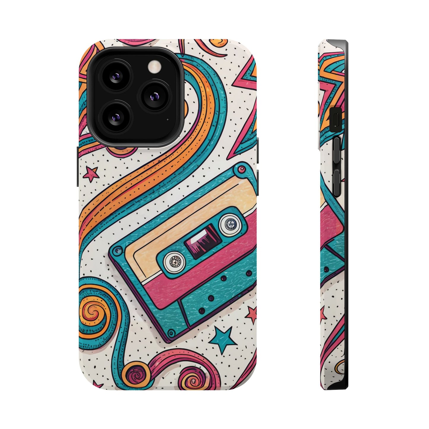 Retro Cassette Design iPhone Tough Case