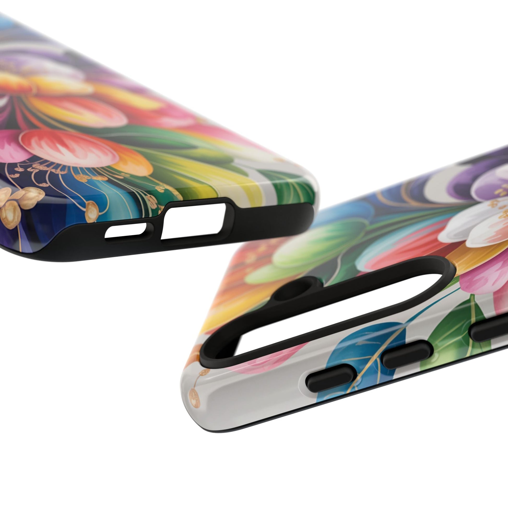Vibrant Floral Samsung Case with full ink density wrap and impact-resistant protection for Samsung phones