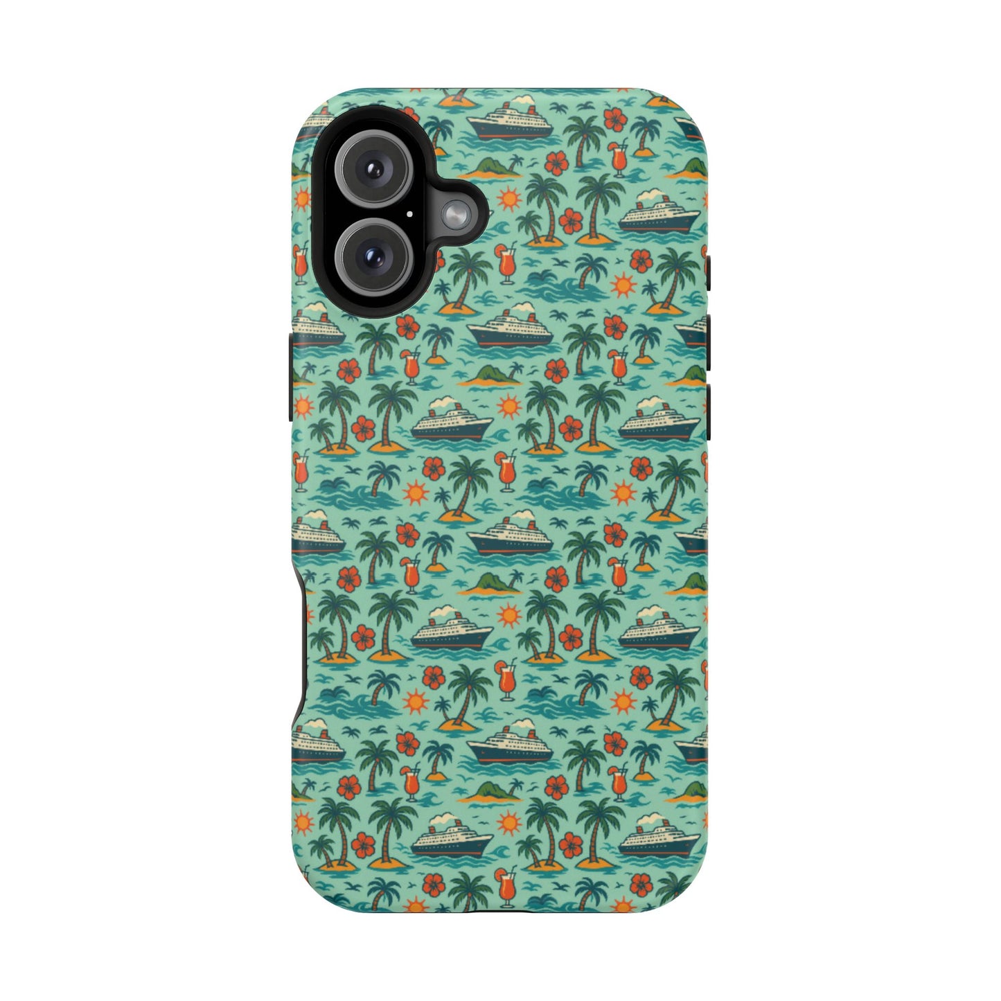 Tropical Cruise Tough iPhone Case