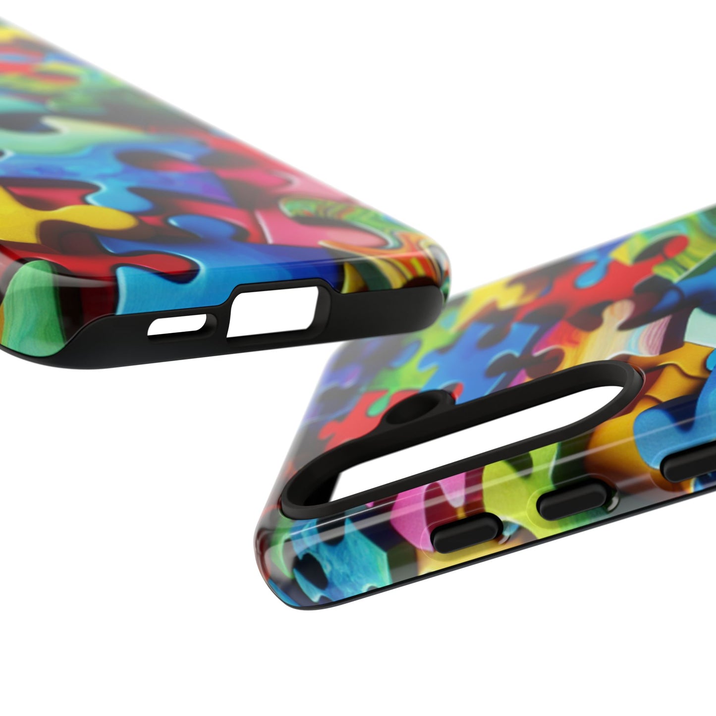 Rainbow Puzzle Design Samsung Tough Case