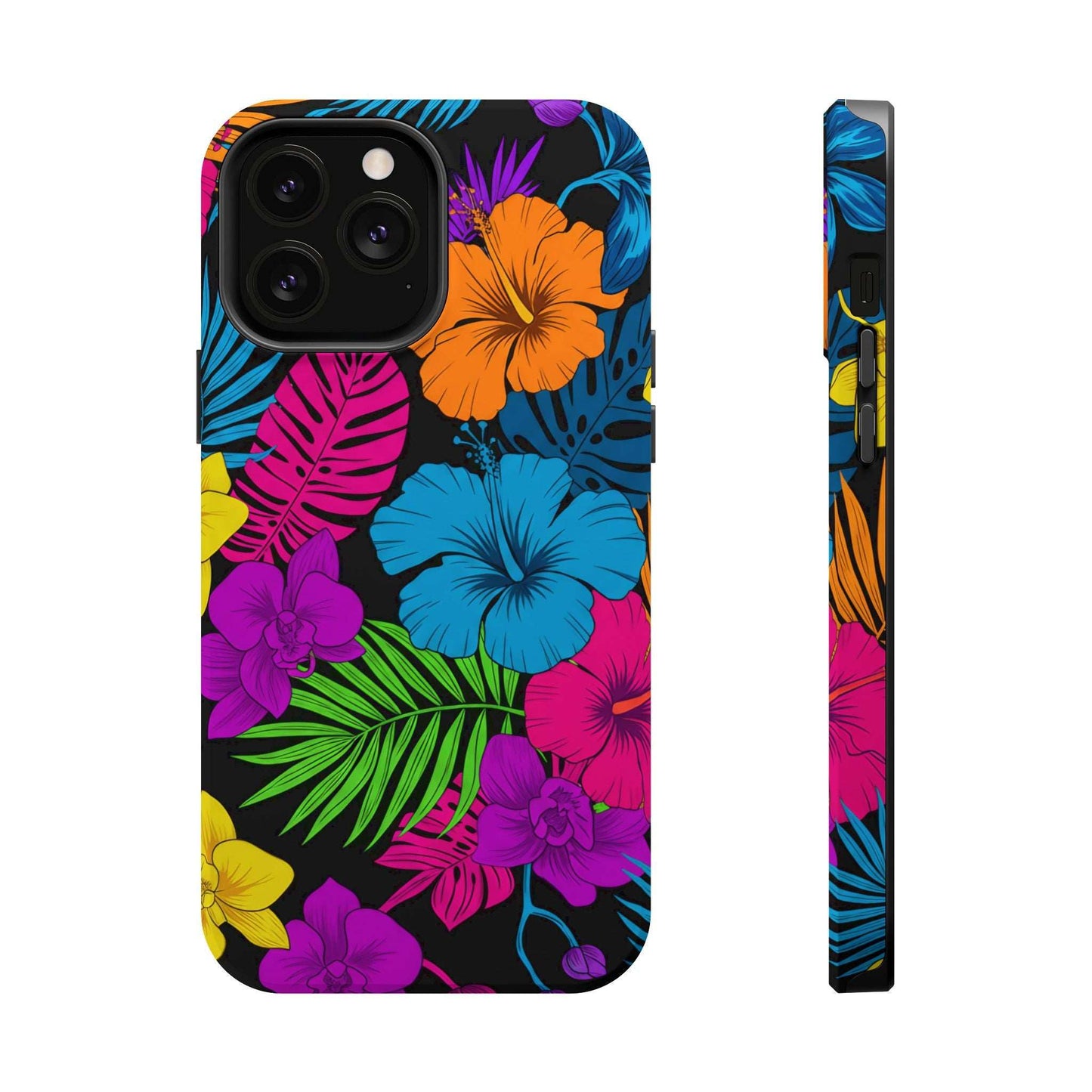 Modern Tropical Floral Design iPhone Case